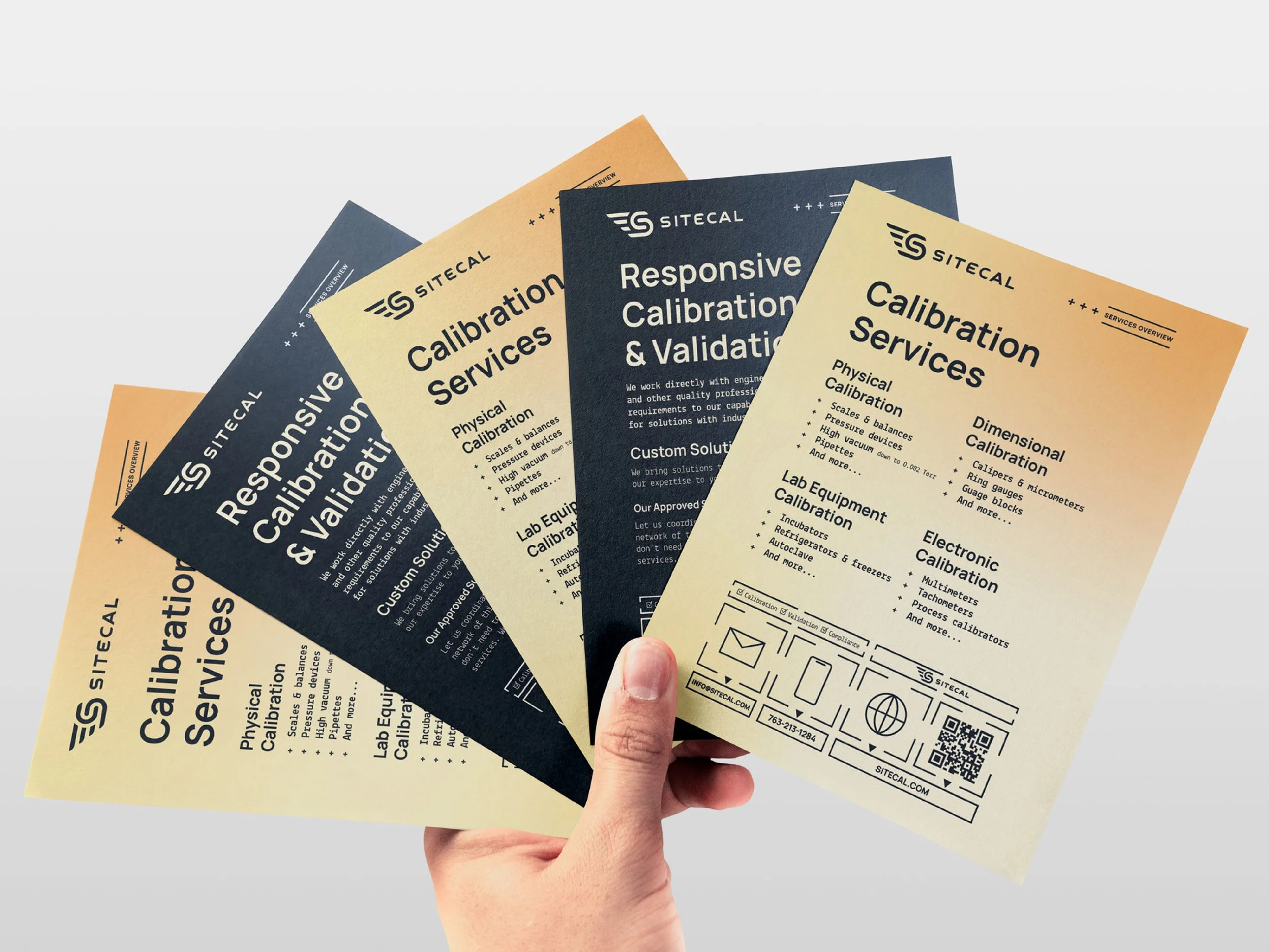 Sales collateral - print design