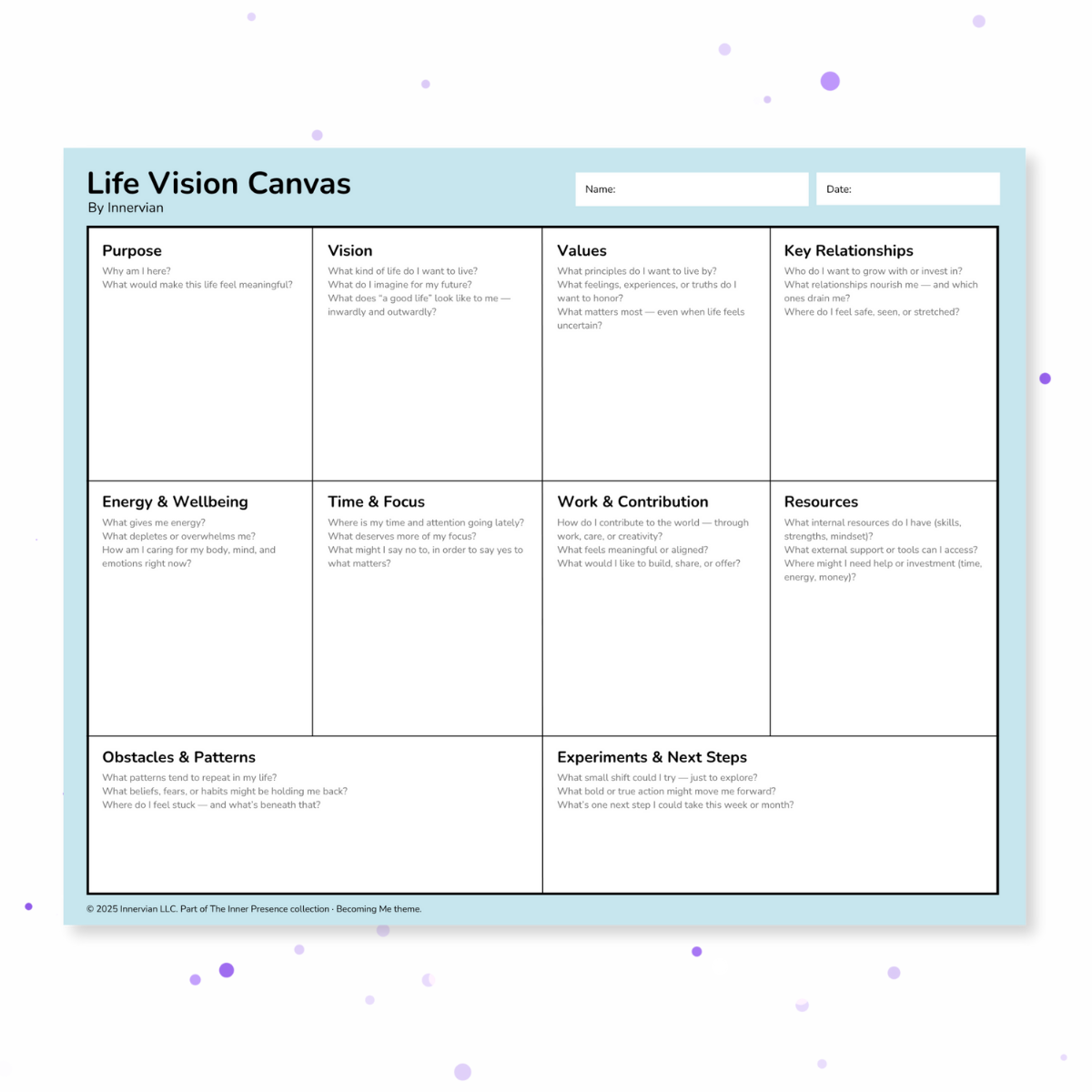 Life Vision Canvas