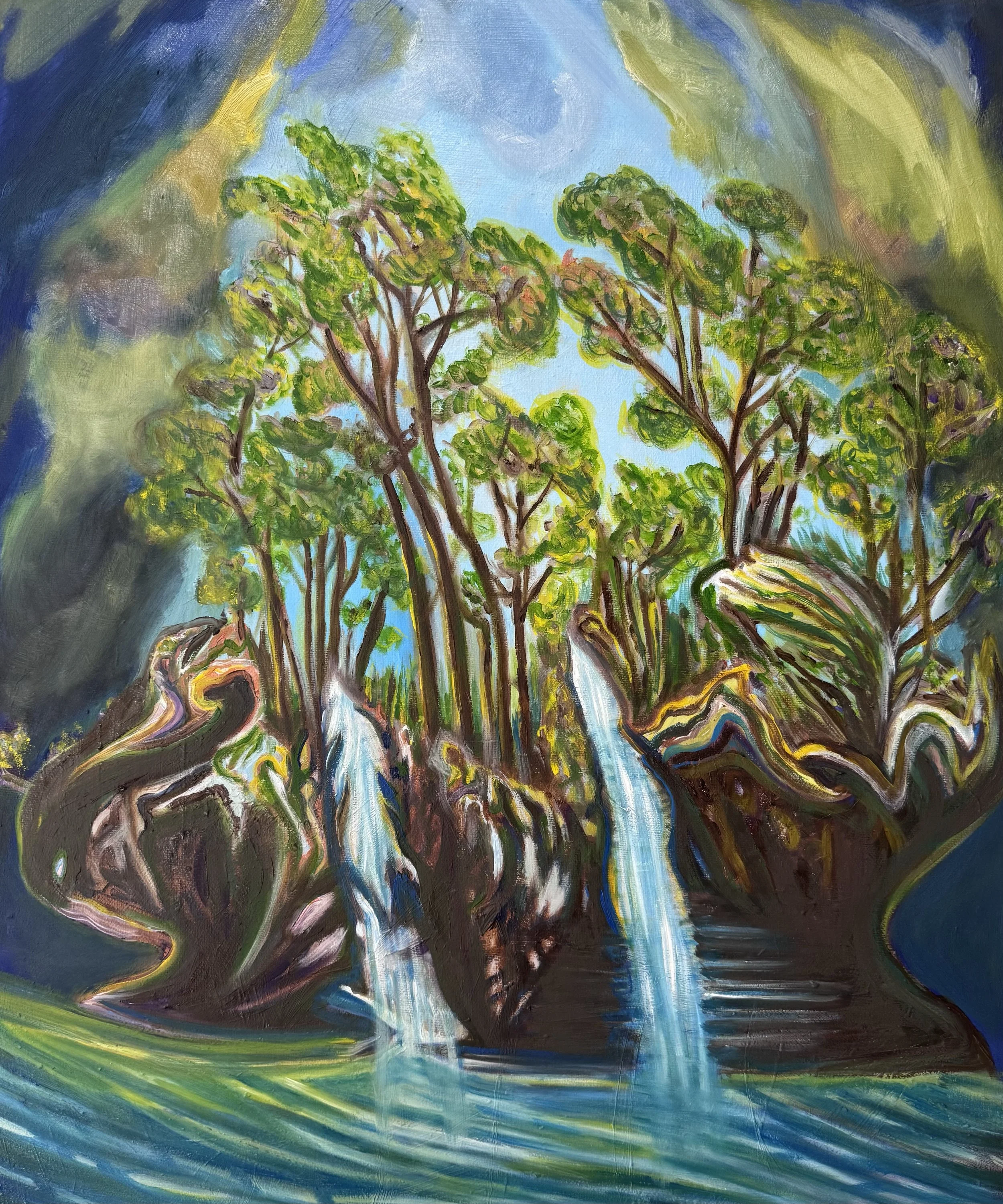All there is, island series 2 oil on canvas 60cm x 50 cm 2026