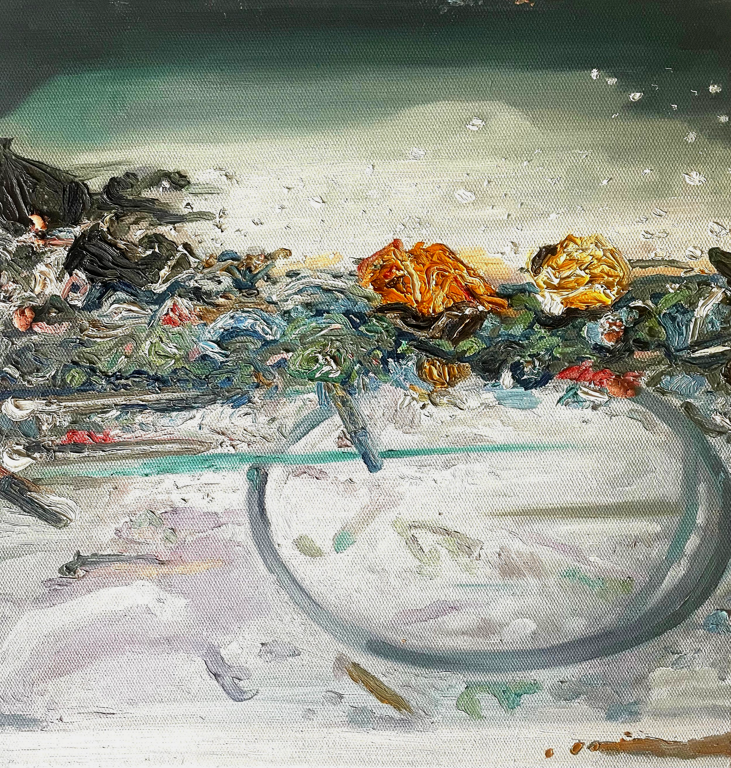 Palette Extrapolated, (1) 2023,Oil Paint on Canvas - 41x41cm