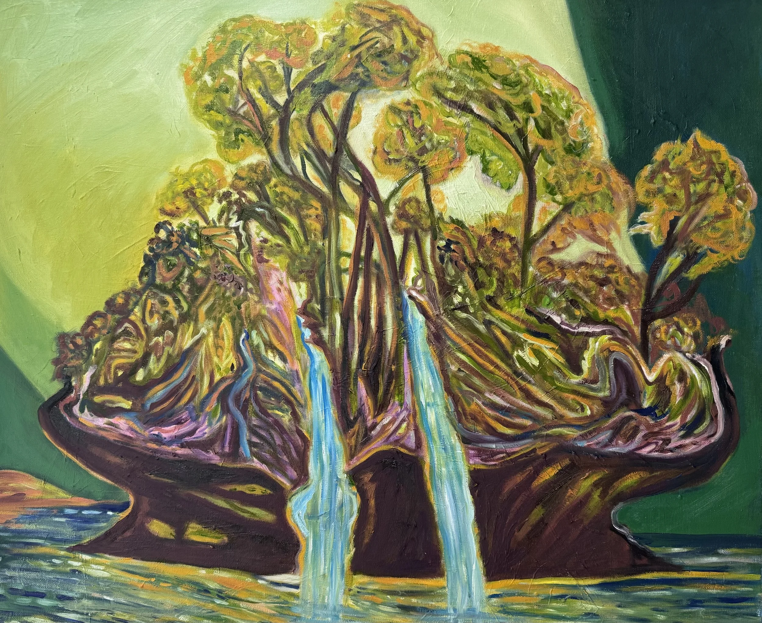 All there is, island series 1 oil on canvas 60cm x 50 cm 2026