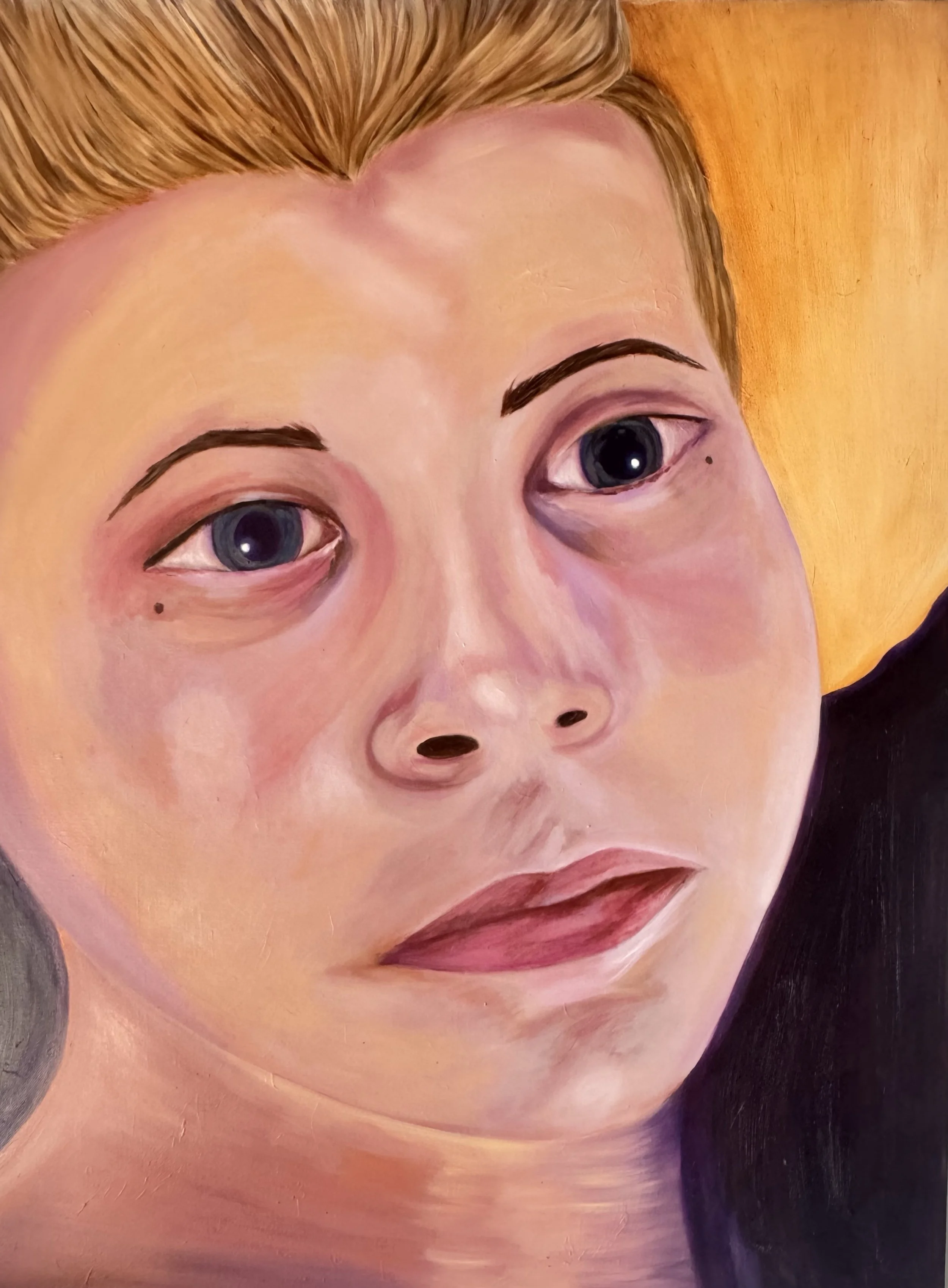 Light on Light, oil on canvas  102 x 76 cm