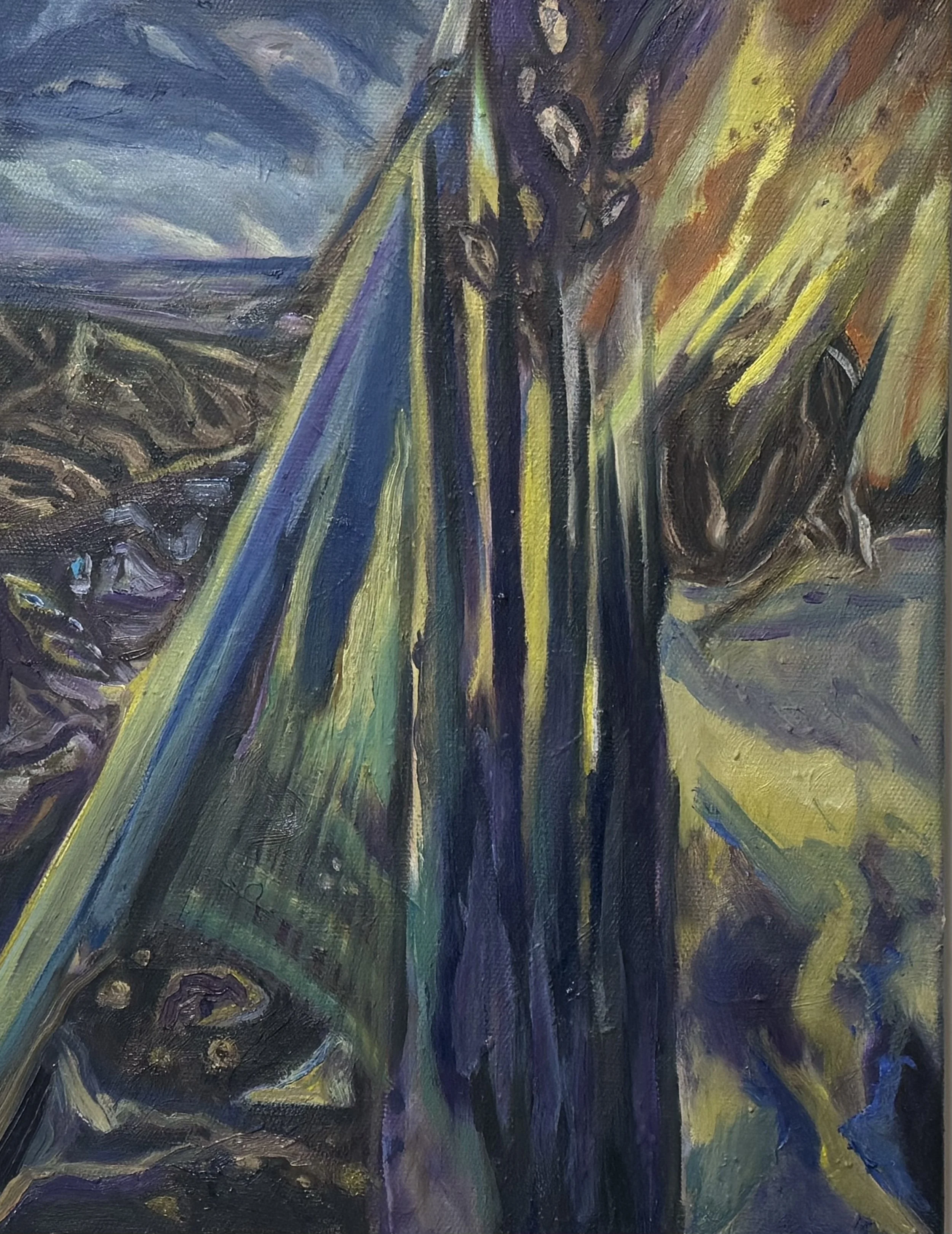 Feldspar 6 Oil on Canvas  12x16 cm