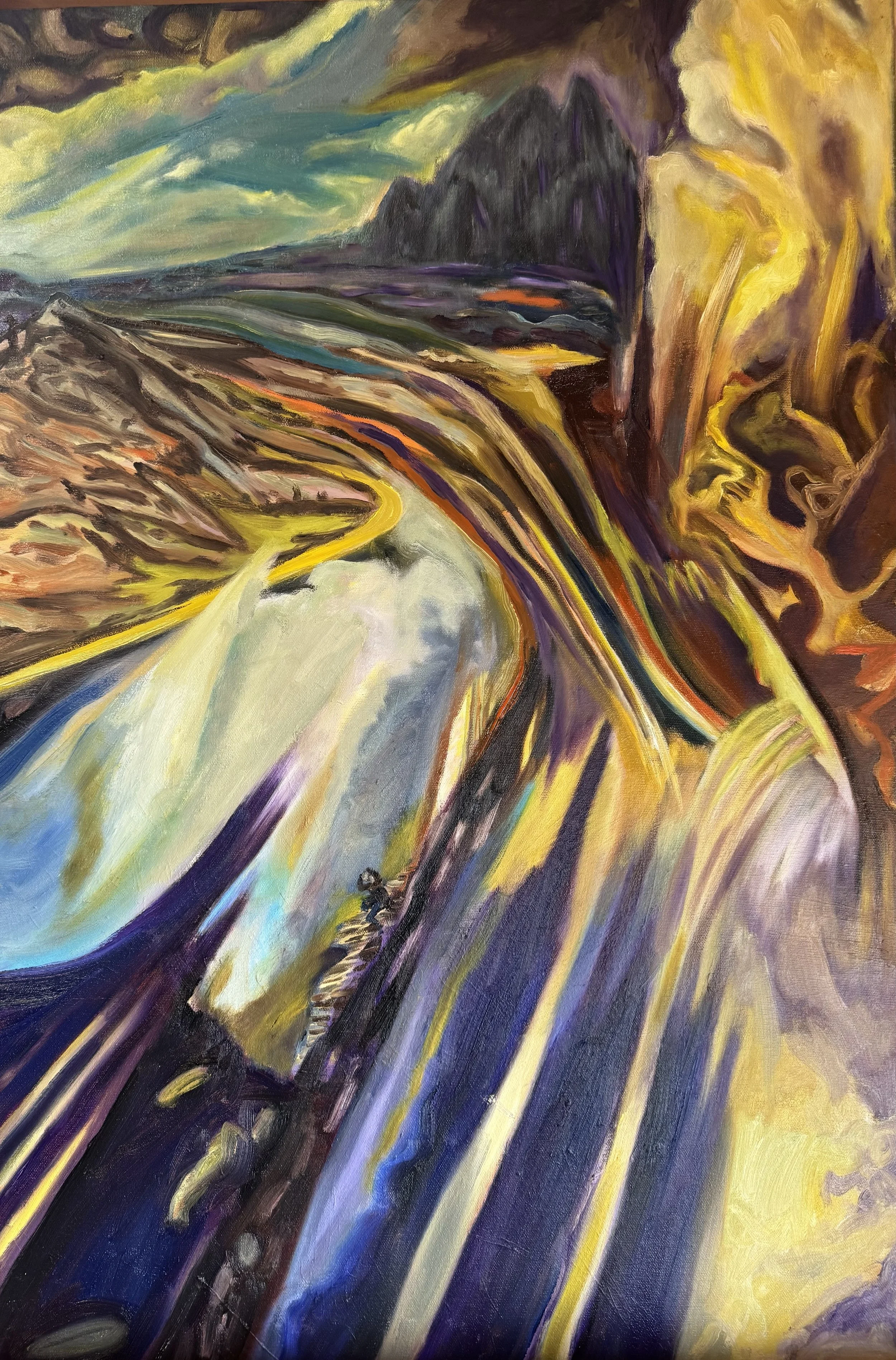 Feldspar 7 Oil on Canvas  20x30cm