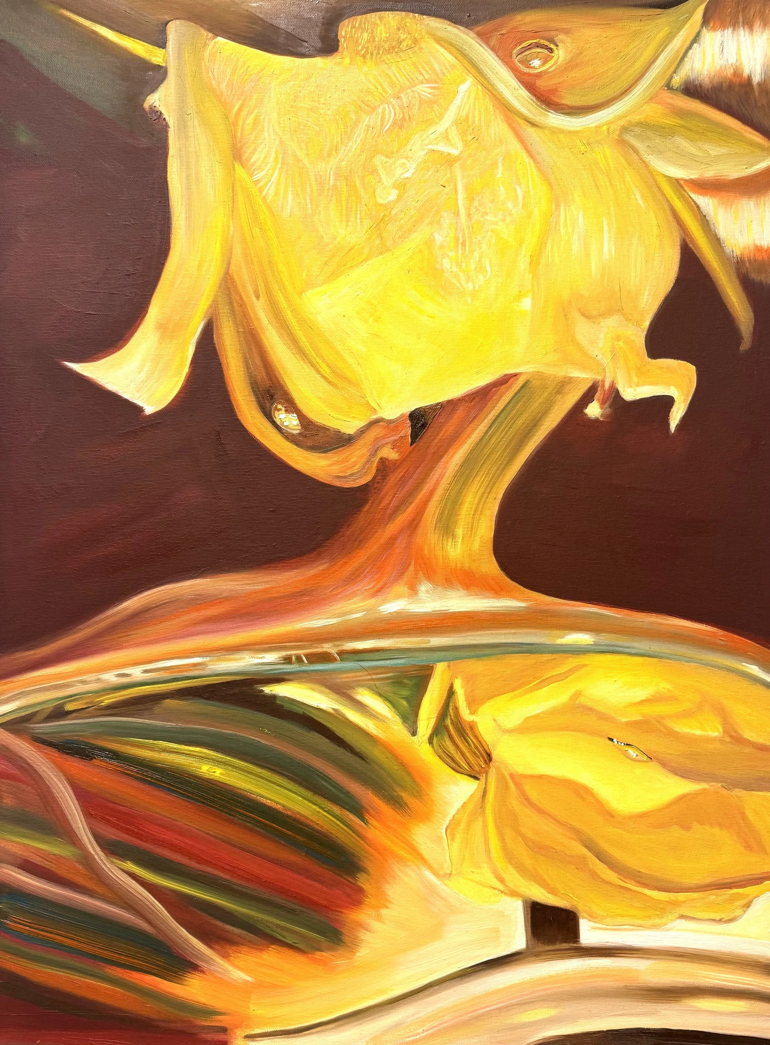 Phosphorous Anthesis.1 80 x 60 cm Oil on Canvas