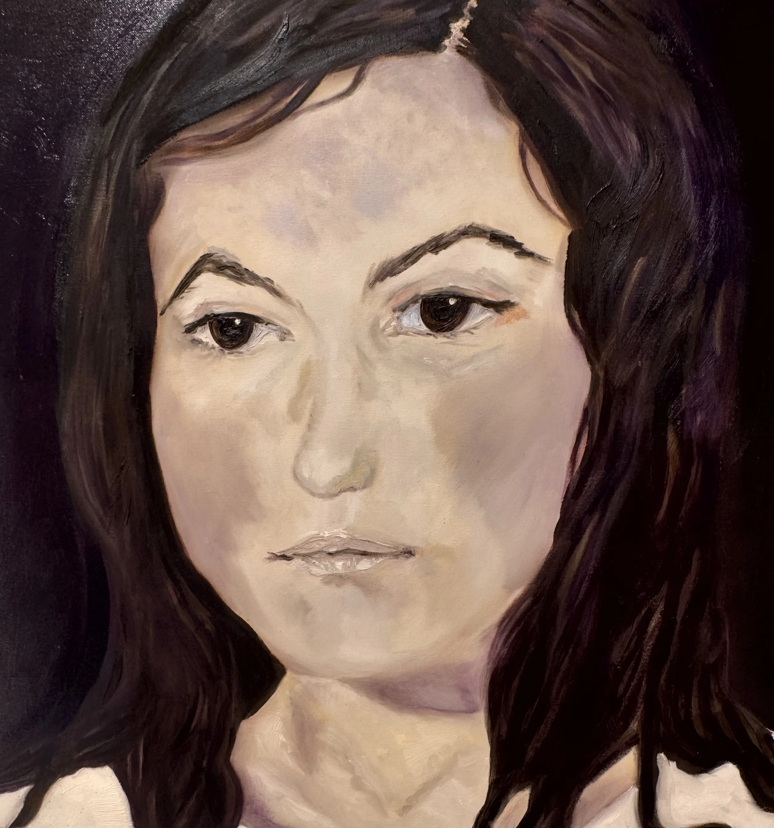 Chloe, oil on Canvas  62 x 62 cm