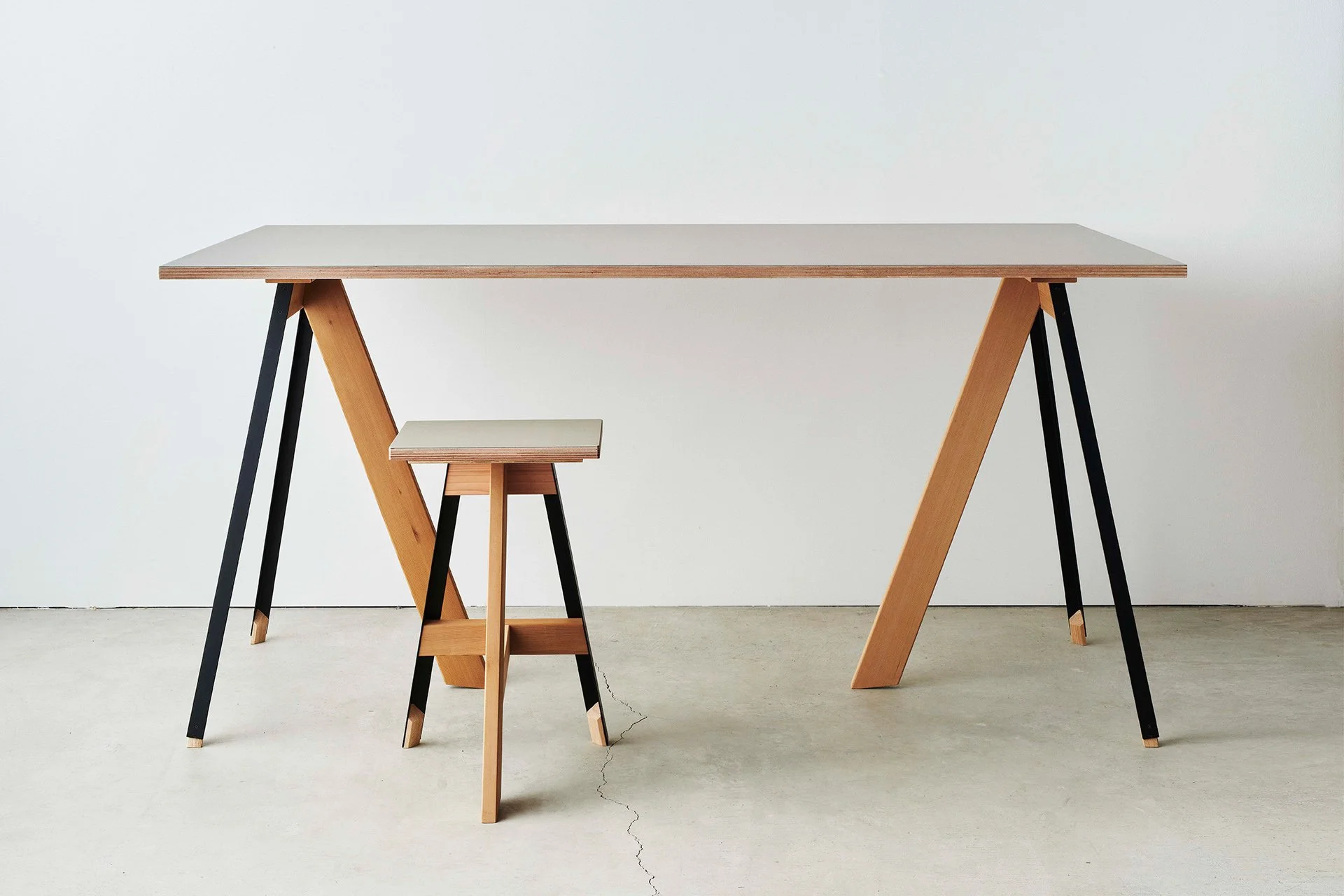 KOBO Stool + Desk • by Keiji Ashizawa Design