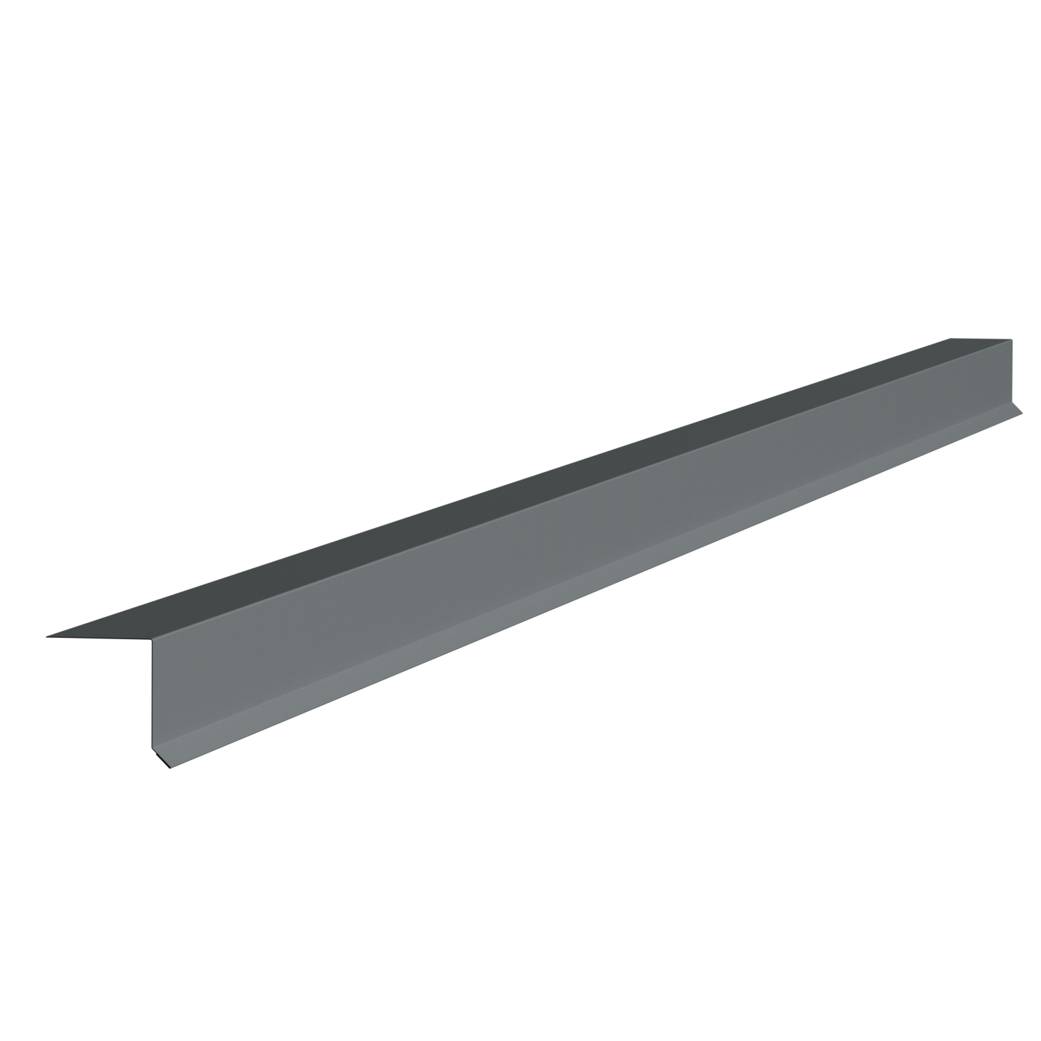 3D rendering of a metallic I-beam against a black background.