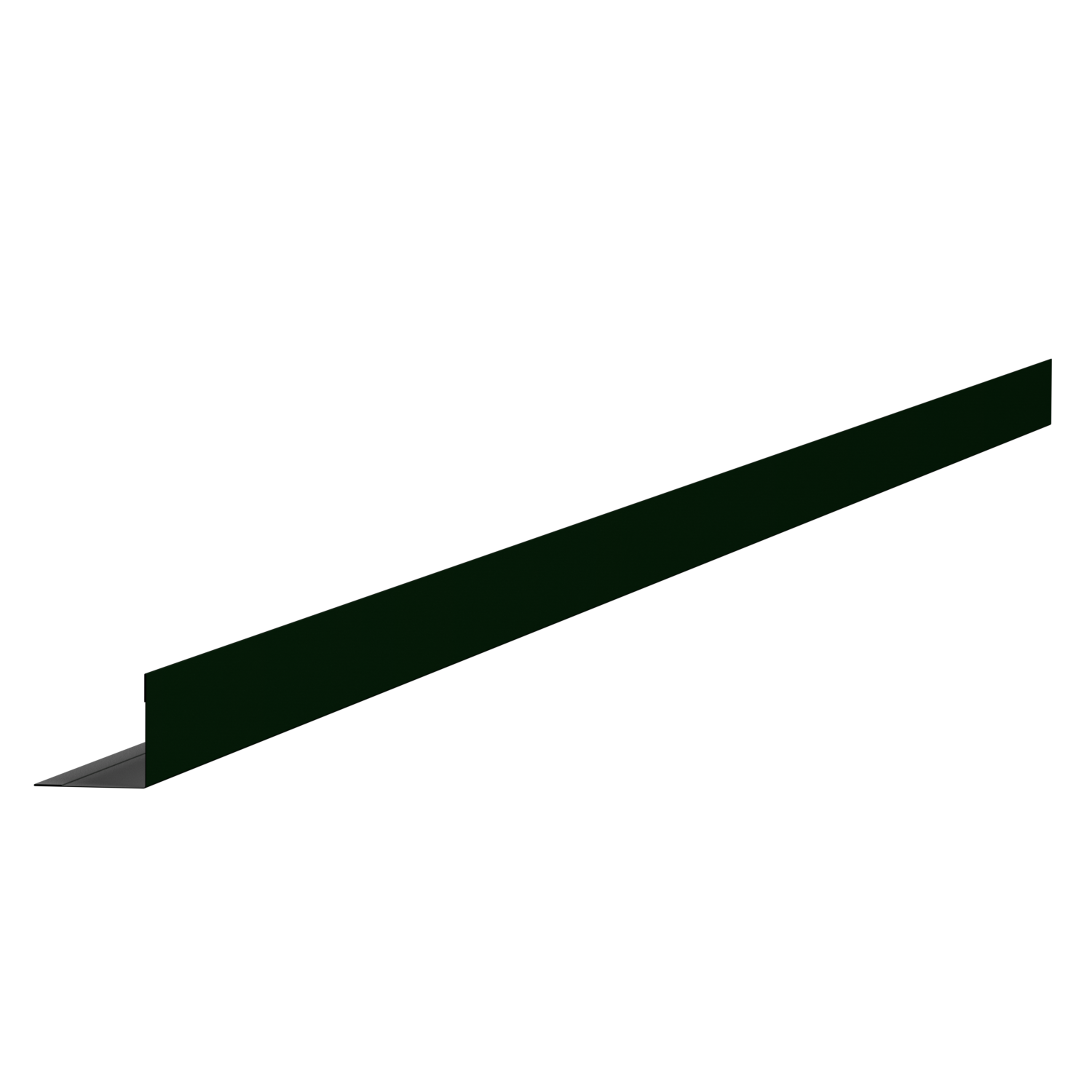 Close-up of a black and green sharp pencil with a silver tip, angled on a black background.