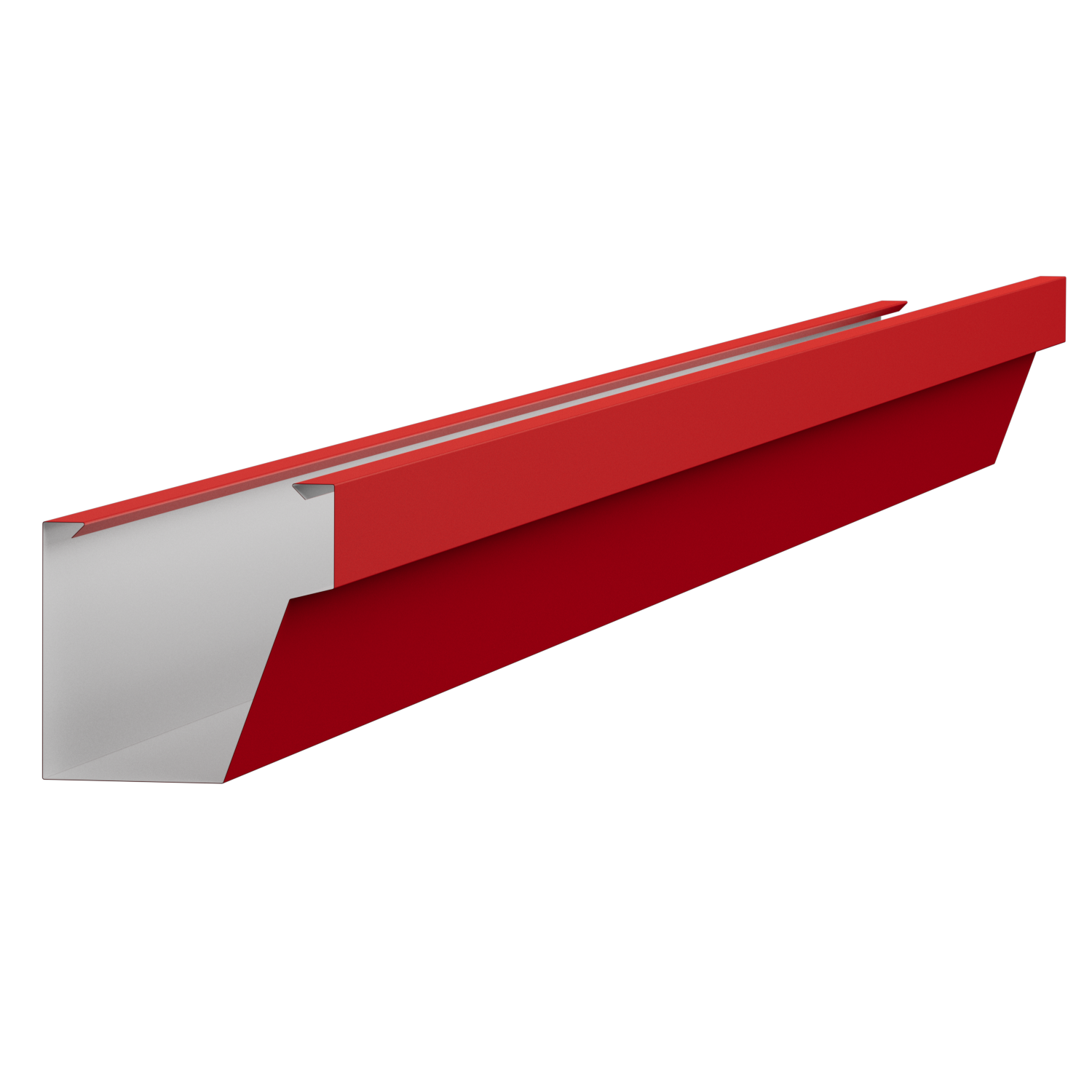 A red and white metal barrier gate for controlling vehicle access.