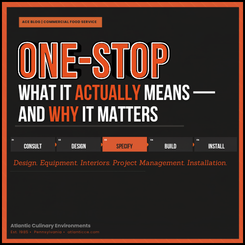What Does “One-Stop” Actually Mean in Commercial Foodservice?