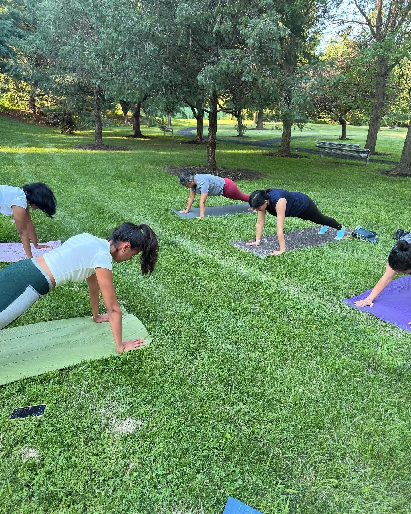 Last Friday reminded me how much we all crave space - to connect, move, and just be in nature.  We gathered under open skies for yoga, sipped hibiscus iced tea, snack on date moringa luddus, shared Ayurvedic tips, and ended the evening with good conv