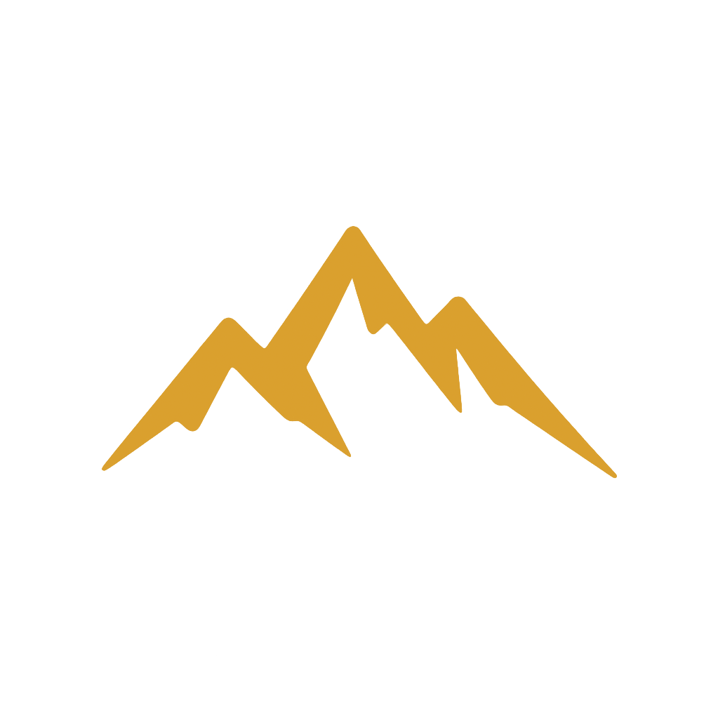 Logo with stylized mountain peaks and the words "Adventure Awaits" beneath.