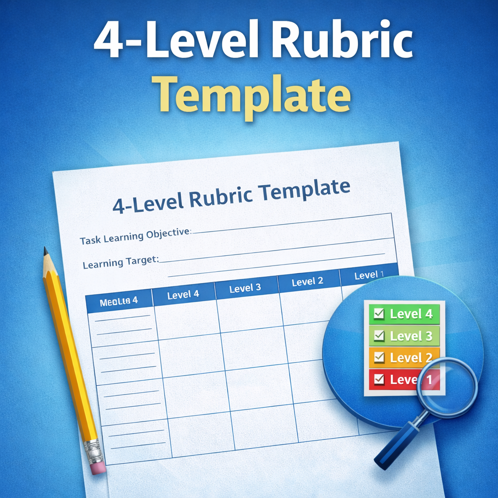 4-Level Rubric Template