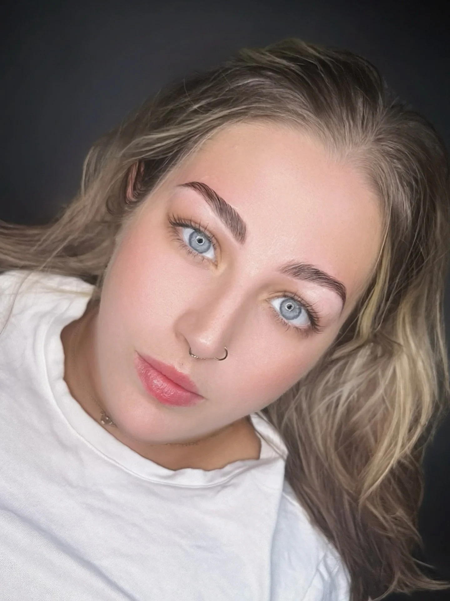 Oh my heavens&hellip;.

⭐️ Services provided: Brow Lamination &amp; Tint and Lash Lift &amp; Tint 

Maddison drove all the way from Peor&iacute;a to come see me!!! Not to mention we met online like 6 years and went on a hiking trip together and I lit