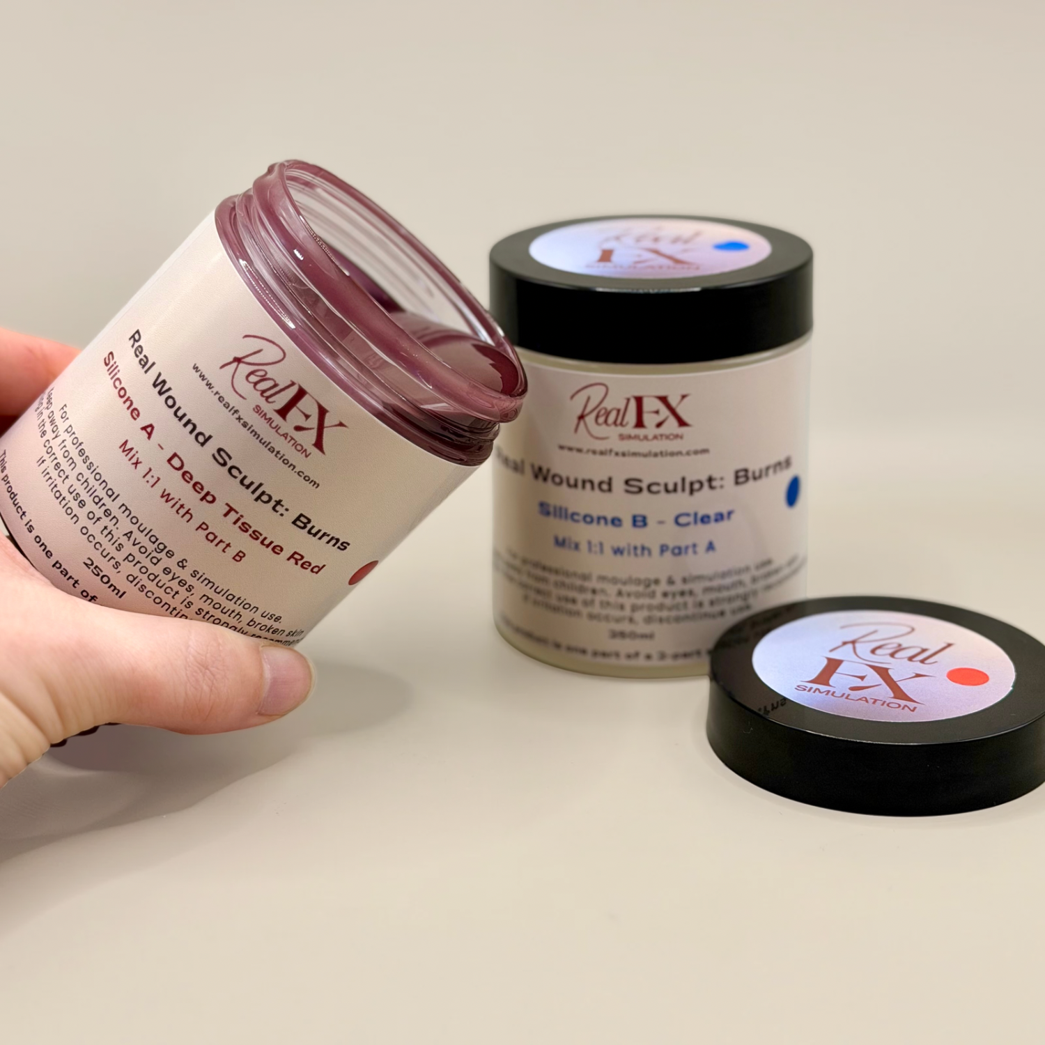 Real Wound Sculpt - Burns Deep Tissue Red