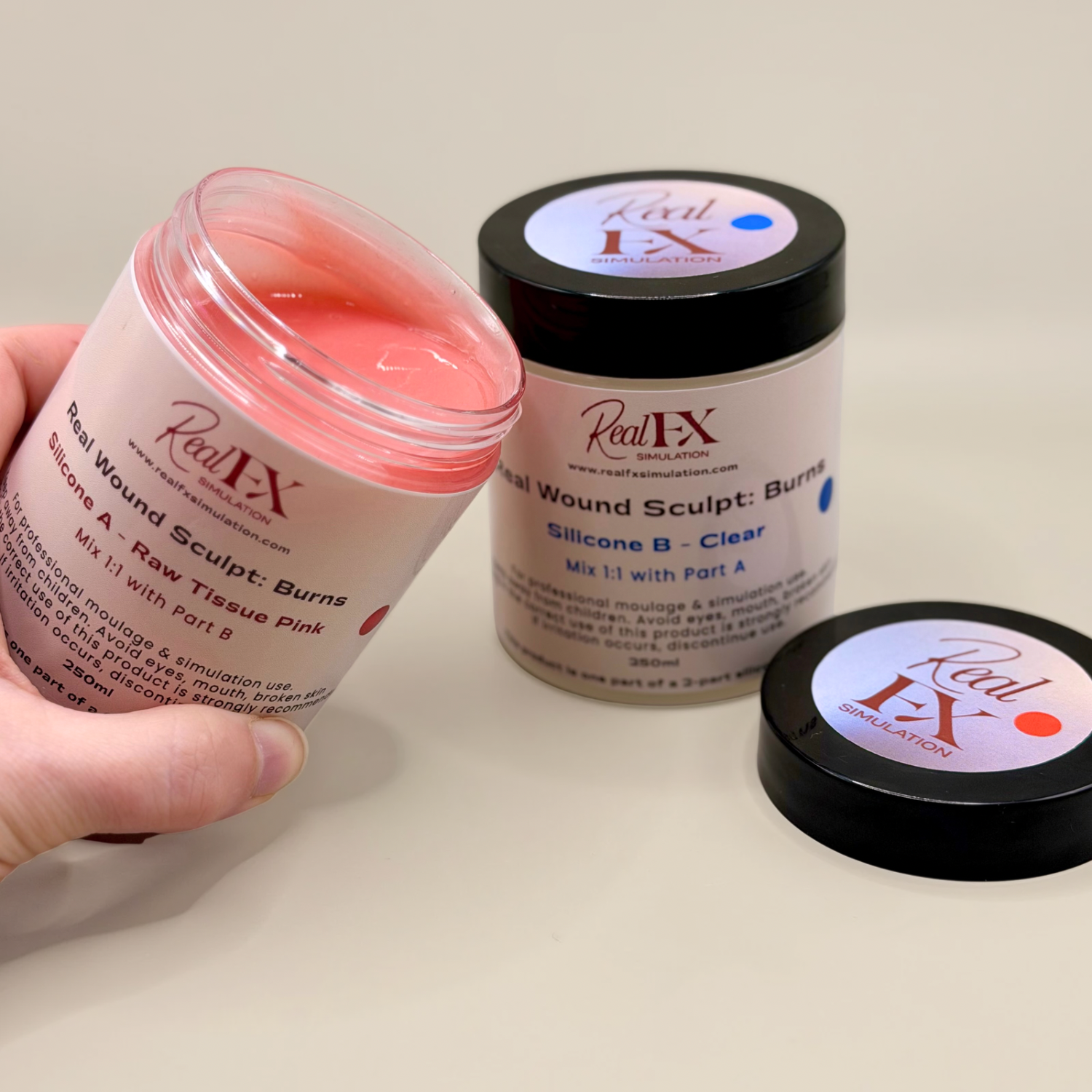 Real Wound Sculpt - Burns Raw Tissue Pink