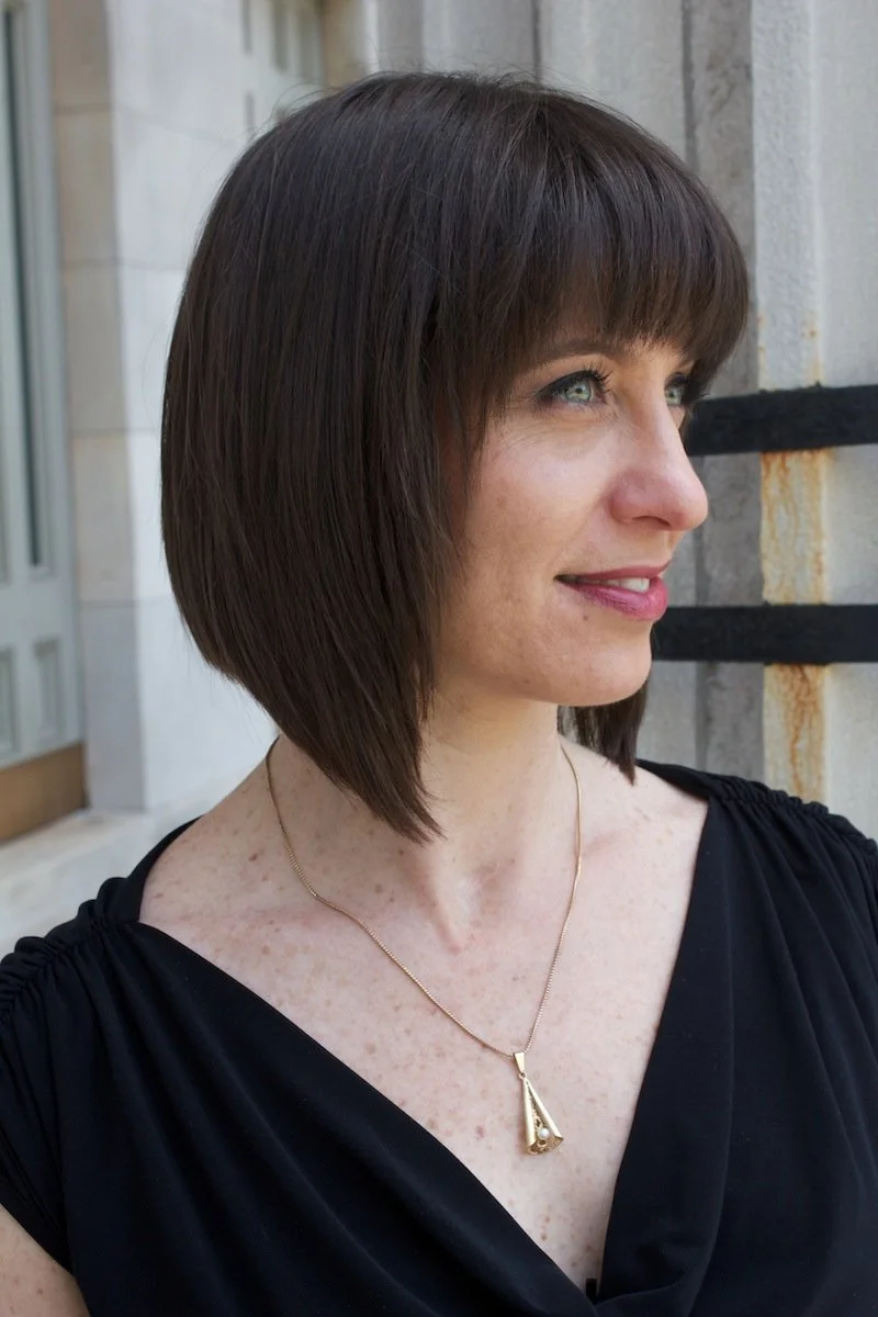 Precision, graduated bob and rich single process color by Angela Taormino, Union Beauty salon, Park Slope, Brooklyn.