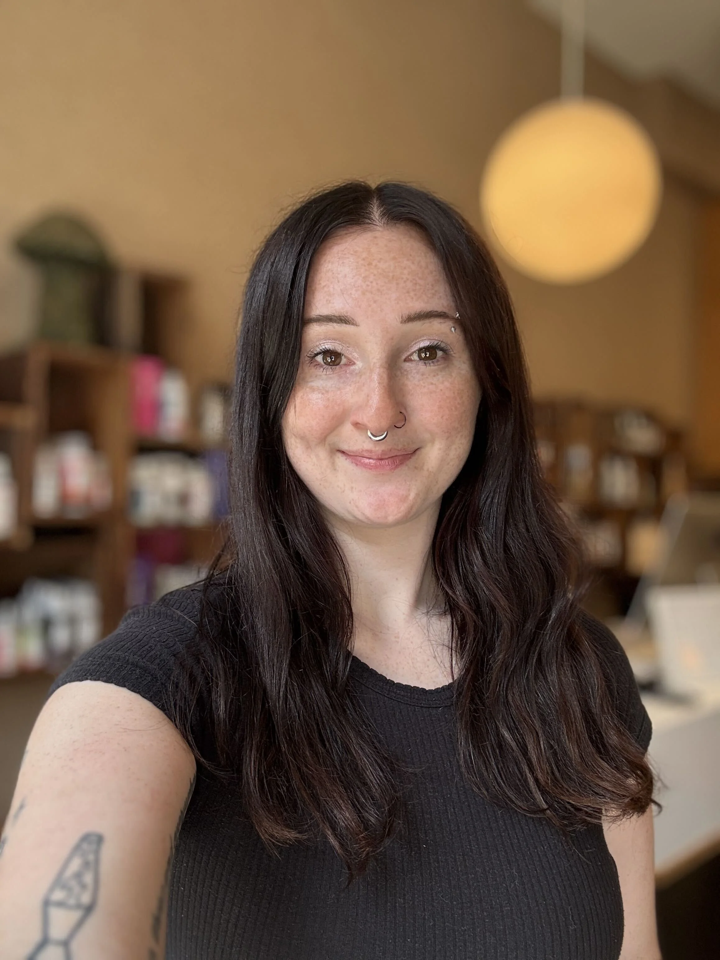 Lily Ringler junior stylist at Union Beauty in Park Slope, Brooklyn