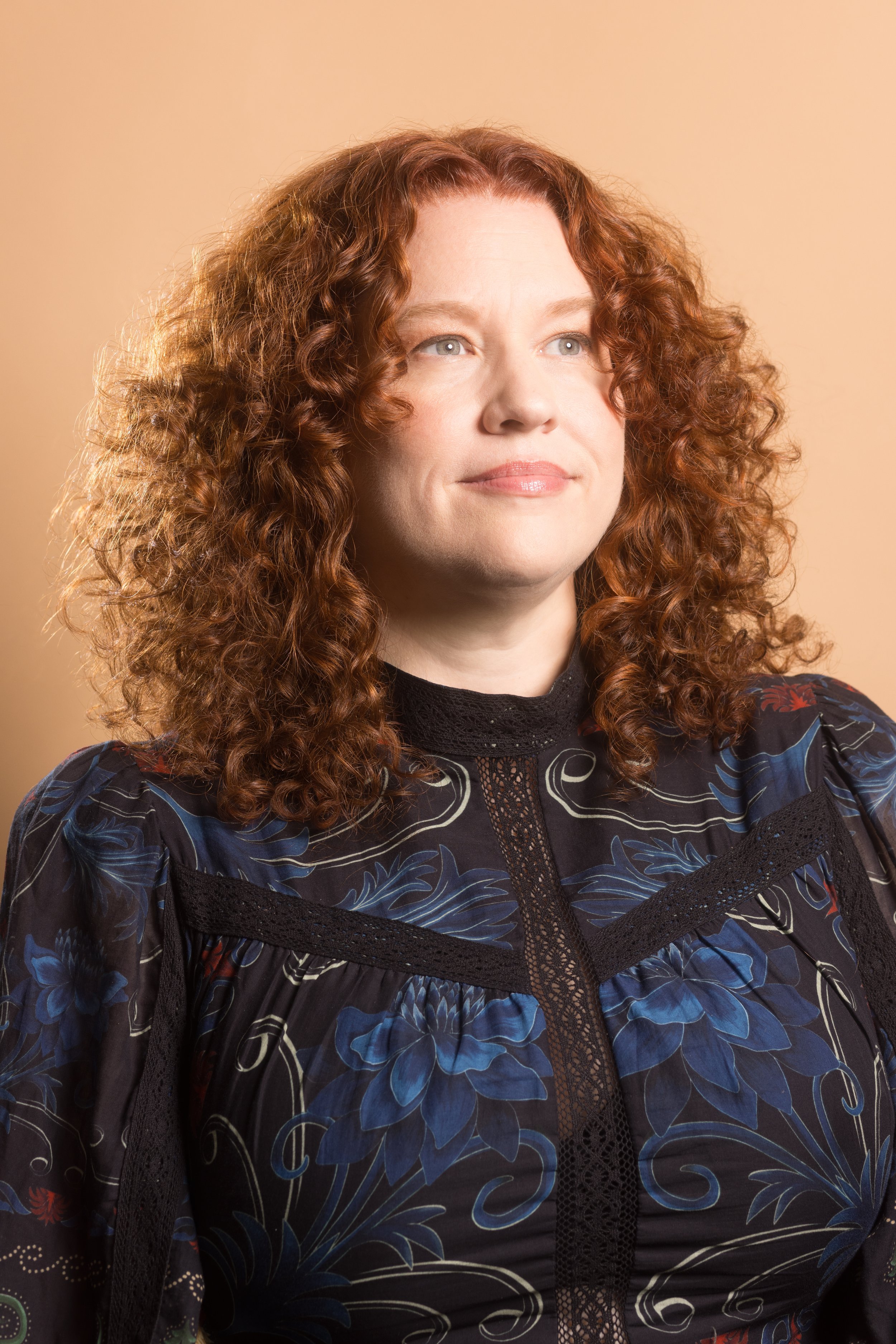 Union Beauty salon in Park Slope, Brooklyn used R+Color for bright copper curls