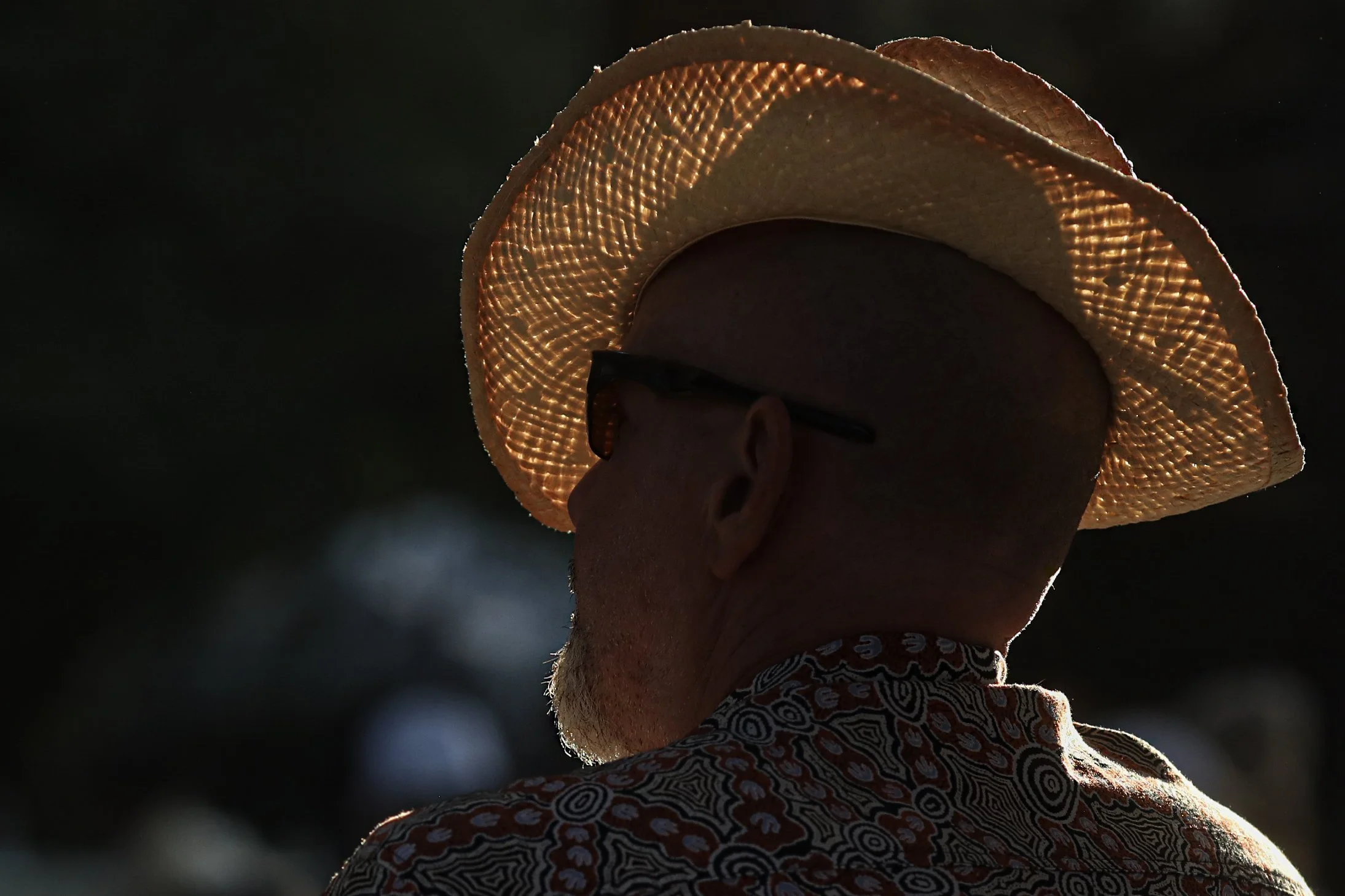 The altitude and sun during the festival in Yellow Pine are intense. The bigger the hat, the better the shade.