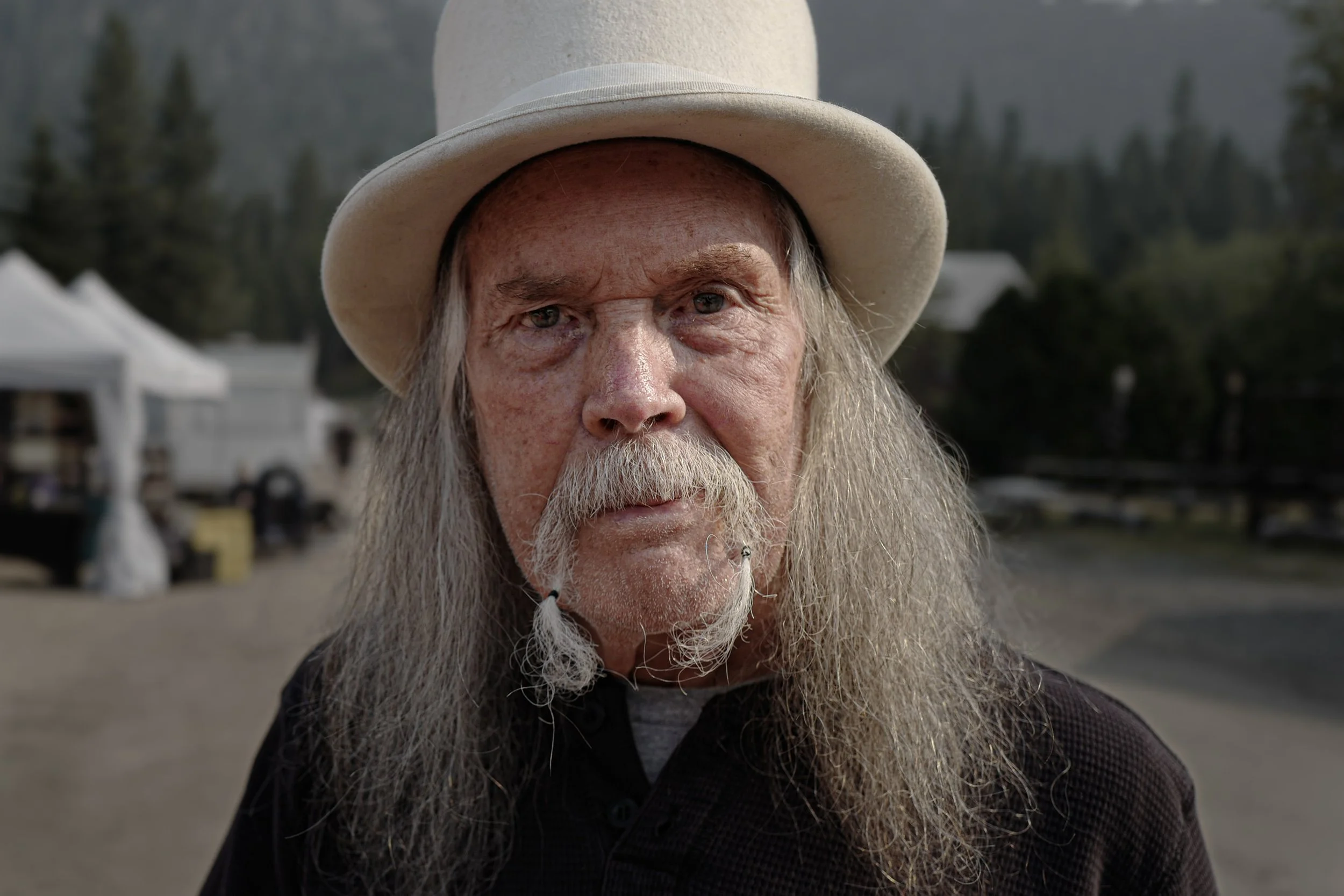 Entrepreneur Bob Walsh traveled 134 miles from Riggins, Idaho to offer visitors his line of unique jewelry. Walsh has been attending the festival for 14 years.