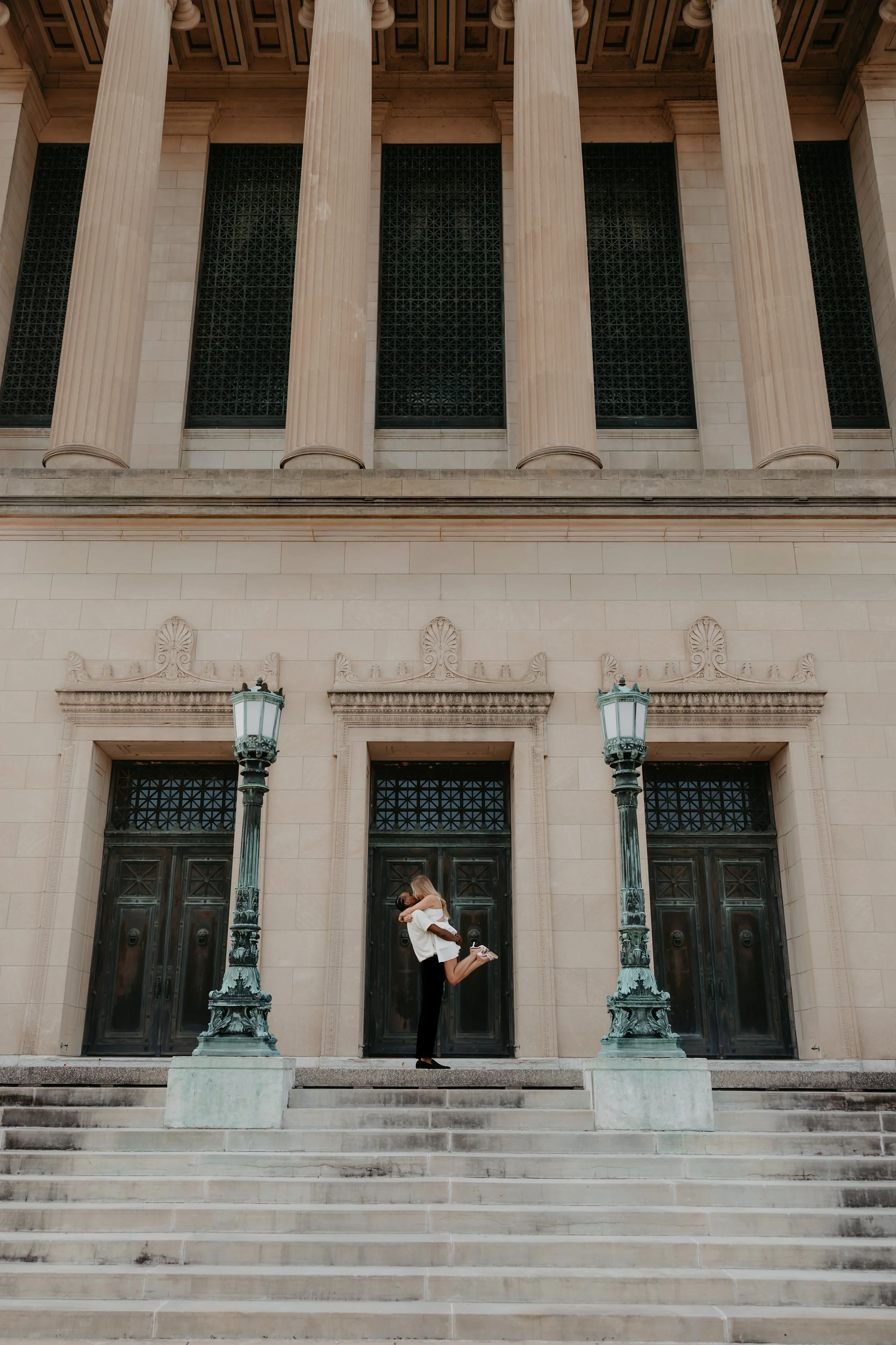 Editorial Engagement Photos at the Dayton Art Institute