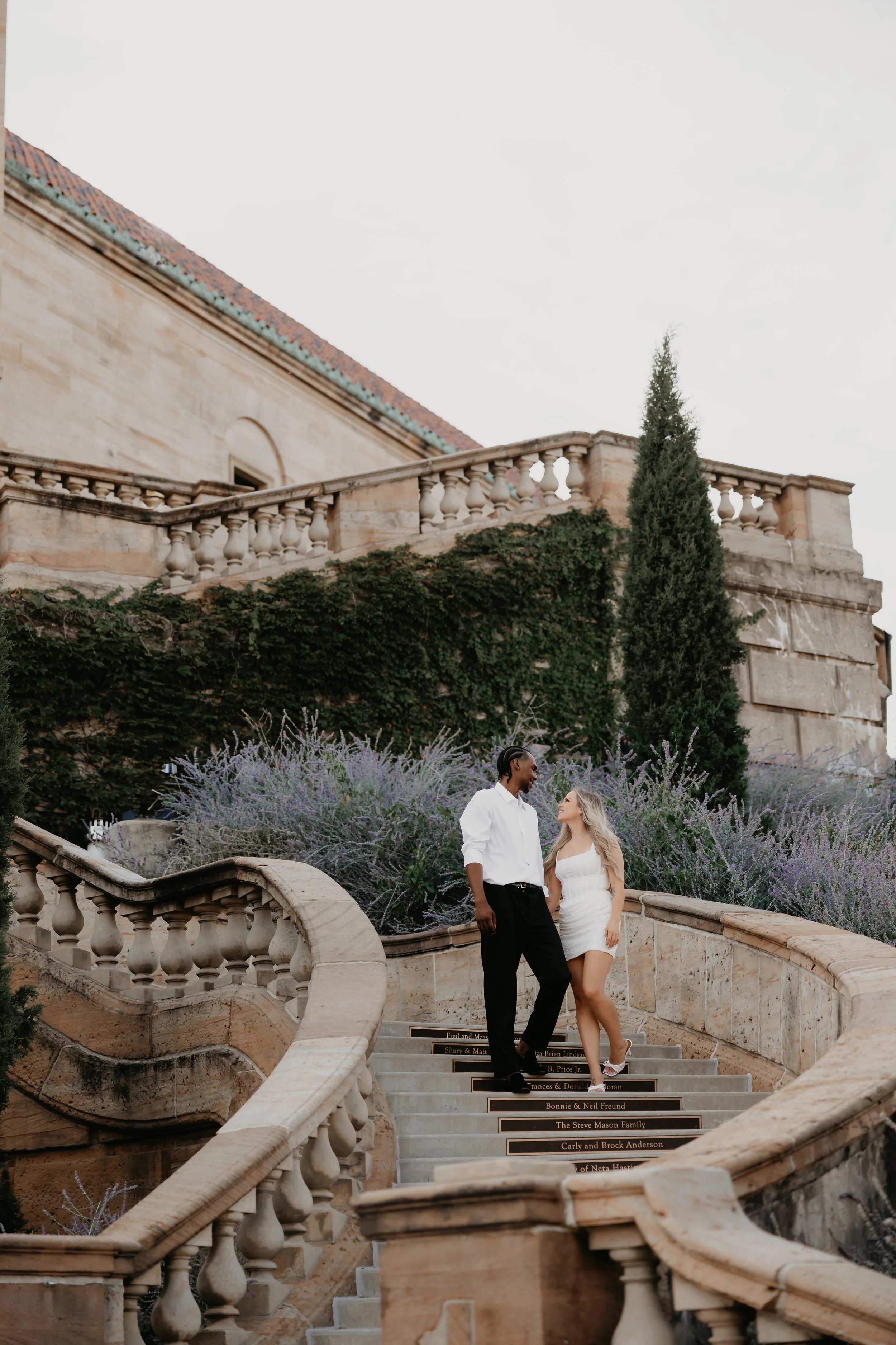 Intimate Engagement Portraits on the Grand Staircase