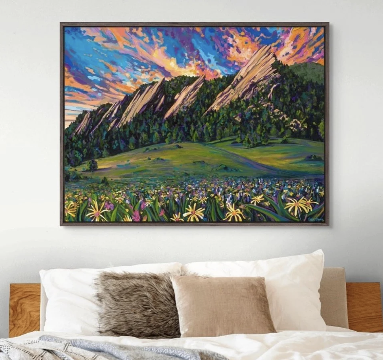 Boulder Flatirons by EMILY DWAN