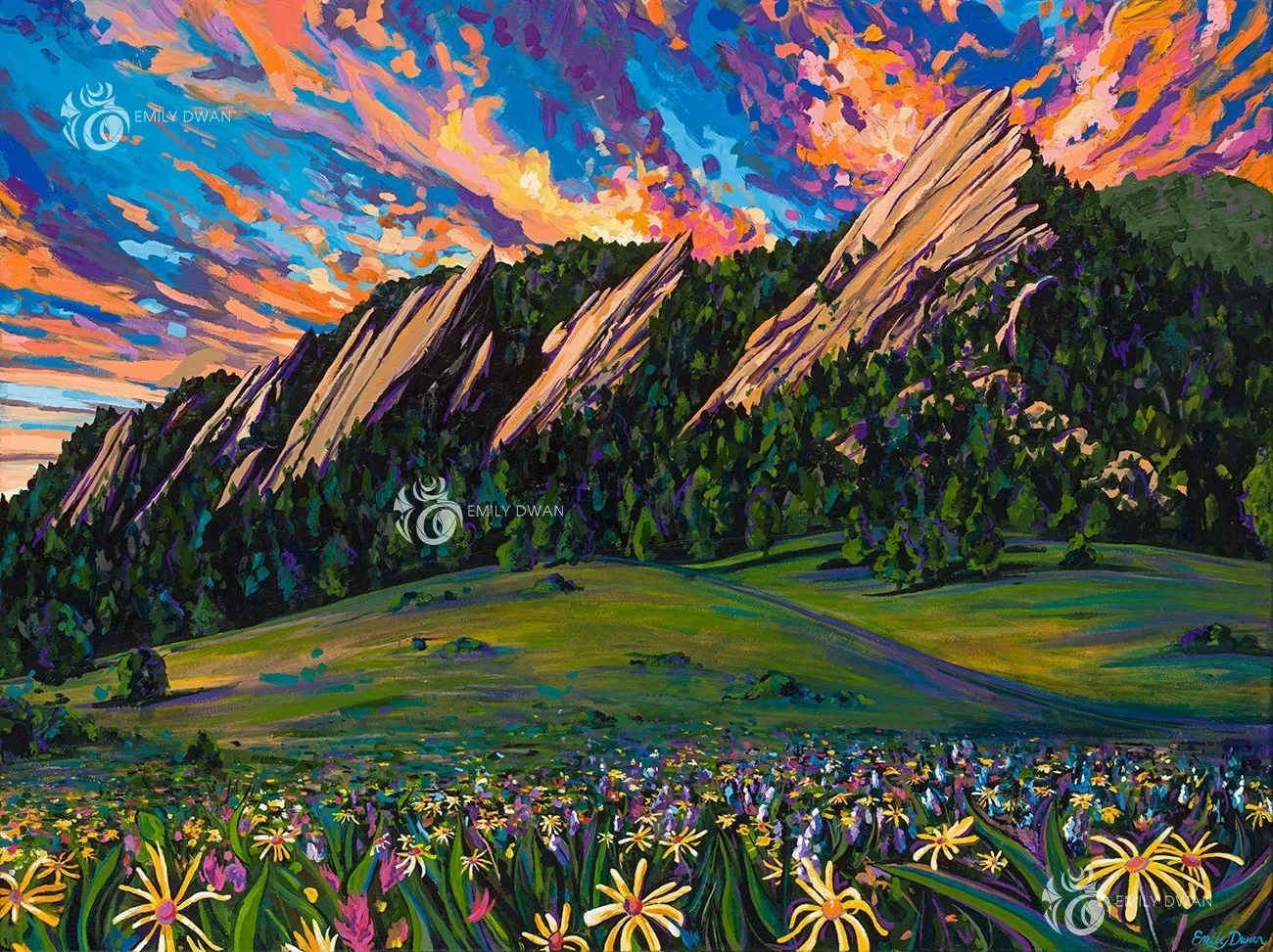 Boulder Flatirons Prints