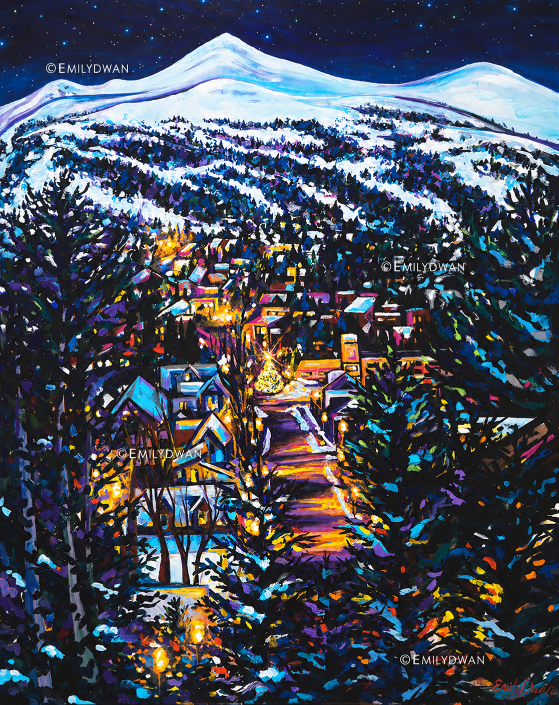 Snowy Breckenridge Prints
