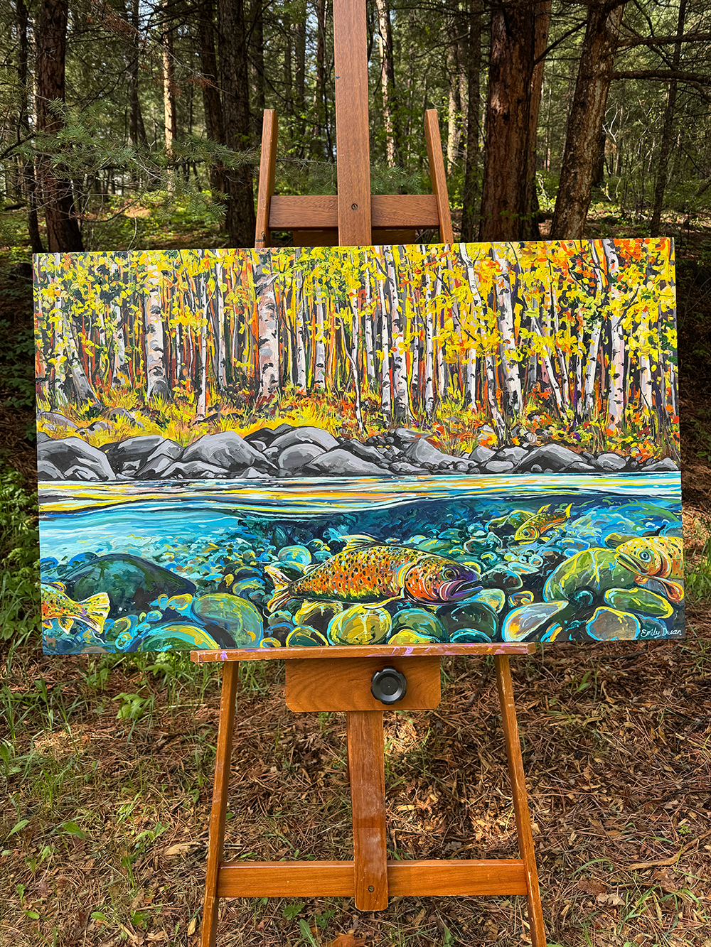 colorado impressionist art, colorado landscape art, colorado landscape painter, colorado local artist, colorado local female artists mountain art