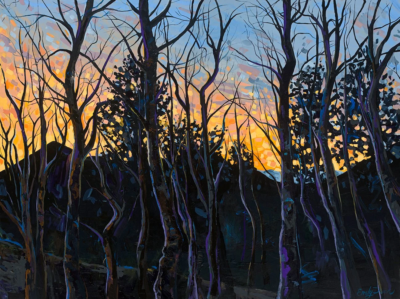 Shadow Forest 4'X3' Painting