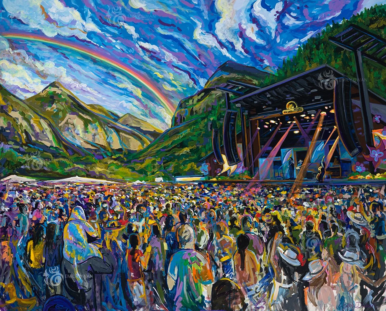 Rainbow Telluride Bluegrass Festival Prints (Pre-Order)
