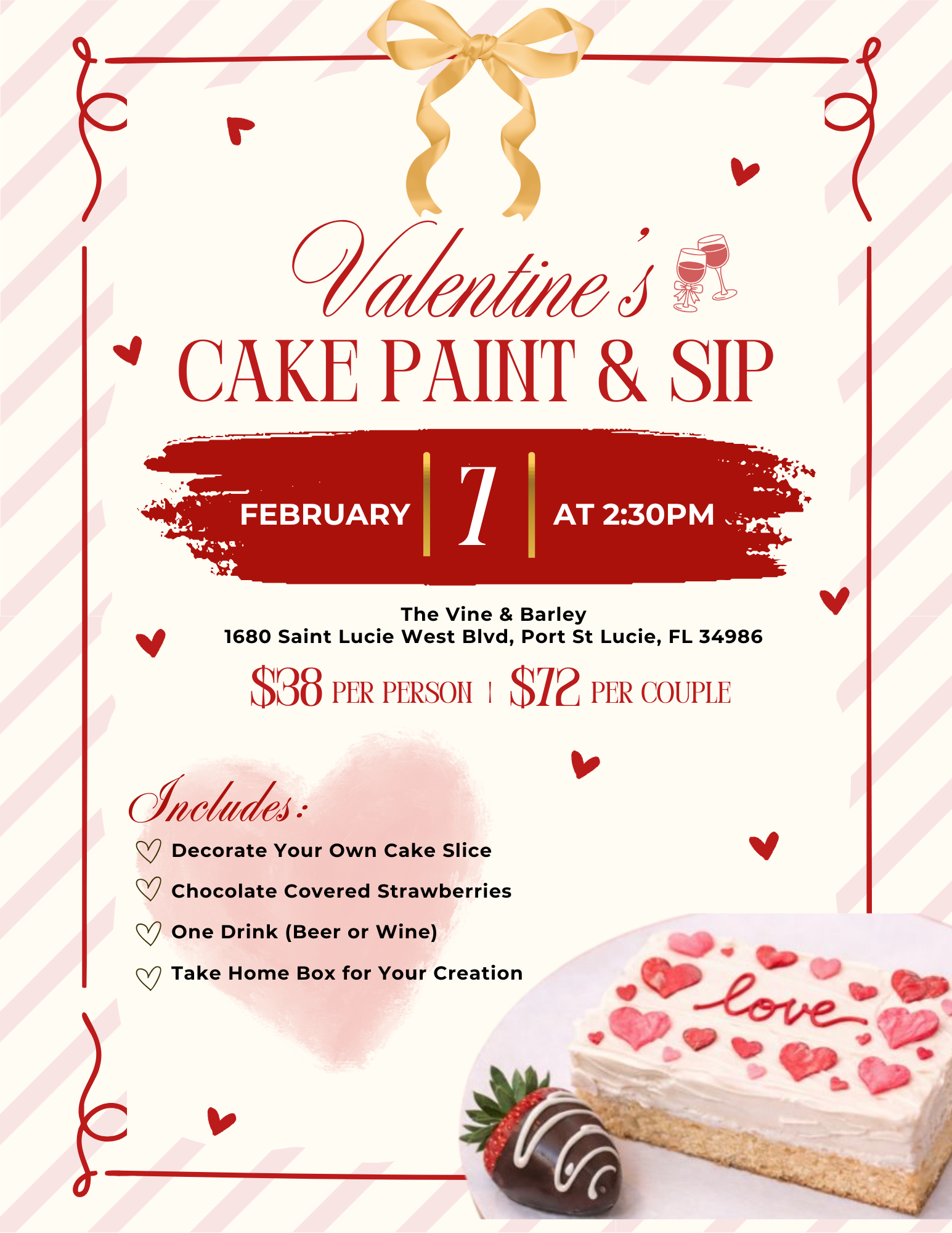 Dark Red and White Bakery Bento Cake Promo Flyer.png