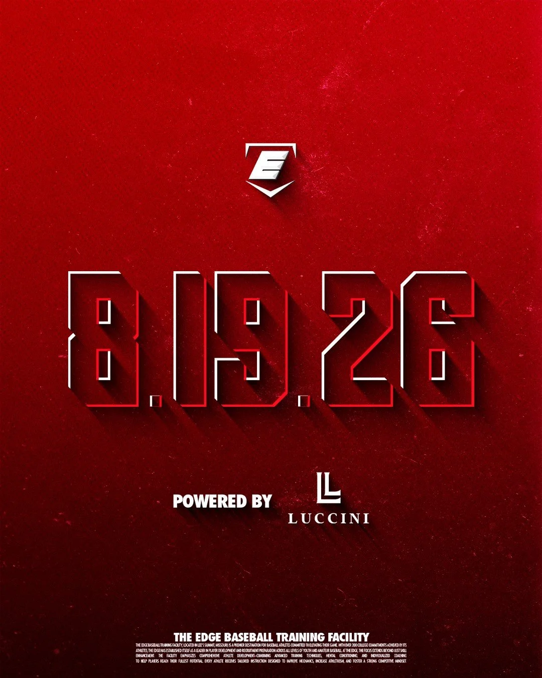 Built for the grind. Designed for the elite.

8.19.26 | Powered by Luccini

#TheEDGE | #WhySettleForLess