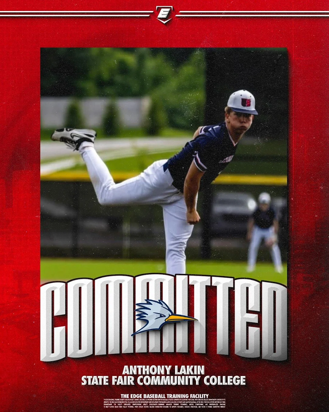 Congratulations to Anthony Lakin on his commitment to State Fair Community College!

#TheEDGE | #WhySettleForLess