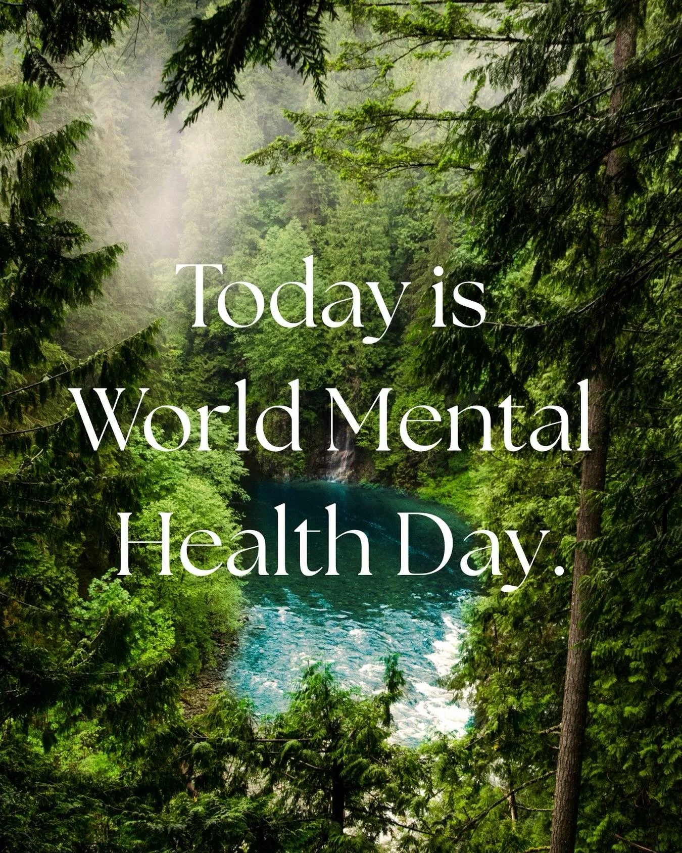 🌍💚 Happy World Mental Health Day! 💚🌍

Today, we come together to shine a light on mental health and its importance in our lives. It&rsquo;s a day to acknowledge the struggles, celebrate the strengths, and foster open conversations about mental we