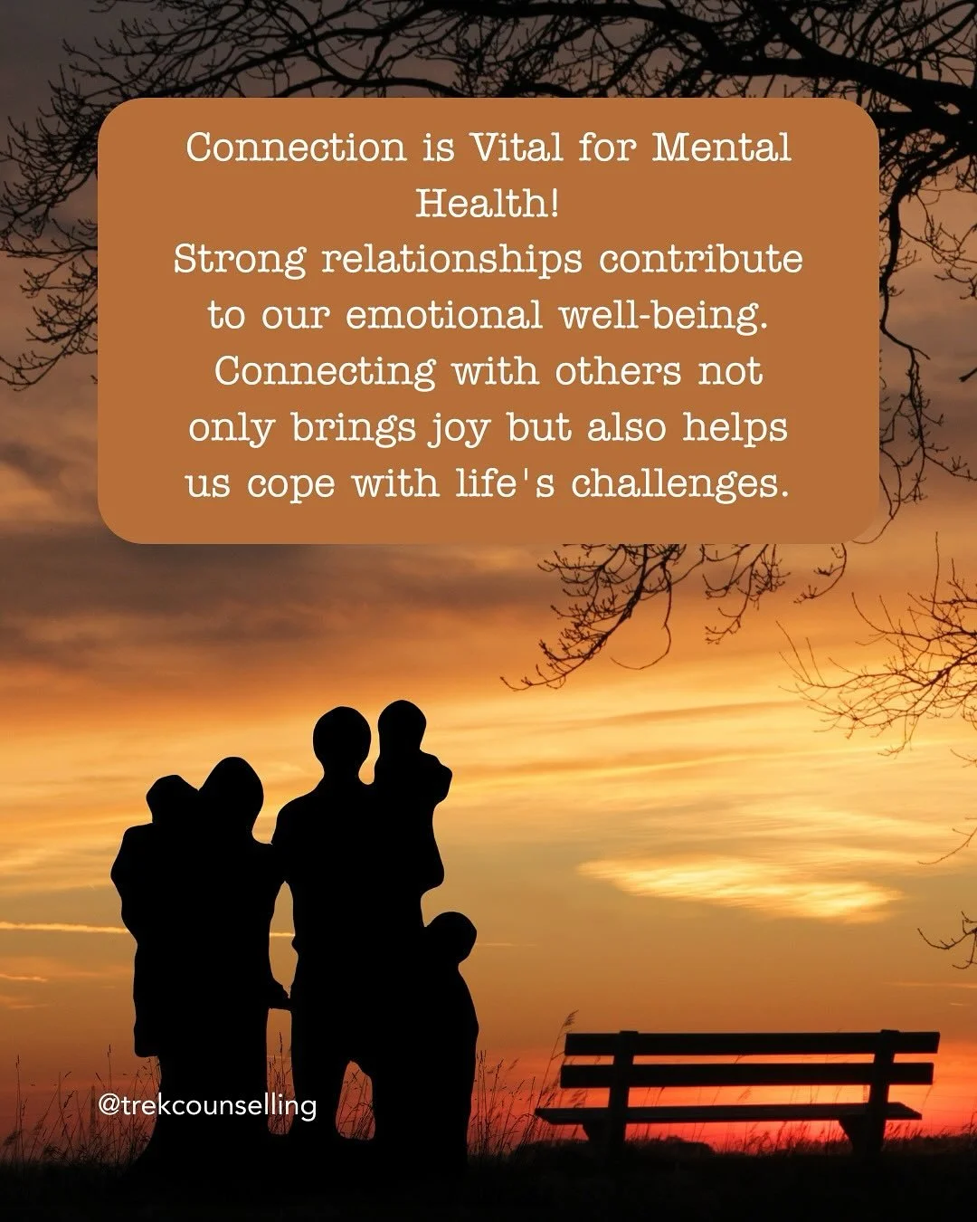 Connection is at the heart of our mental well-being!I In today&rsquo;s fast-paced world, nurturing relationships is essential for promoting positive mental health. 

Let&rsquo;s prioritize our mental health by fostering the bonds that lift us up!

Wh