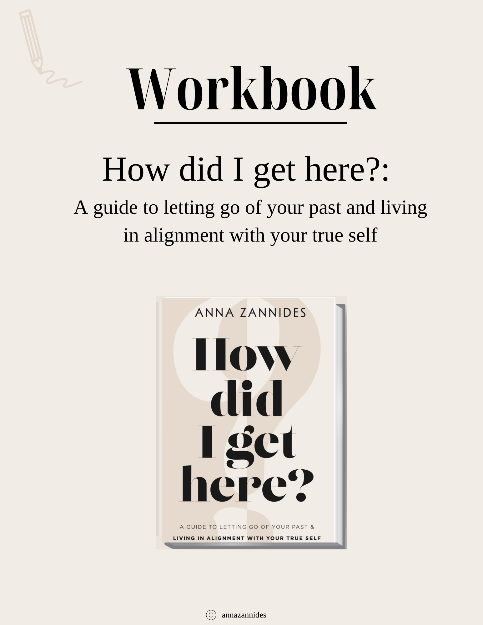 Cover of the companion workbook for How Did I Get Here?