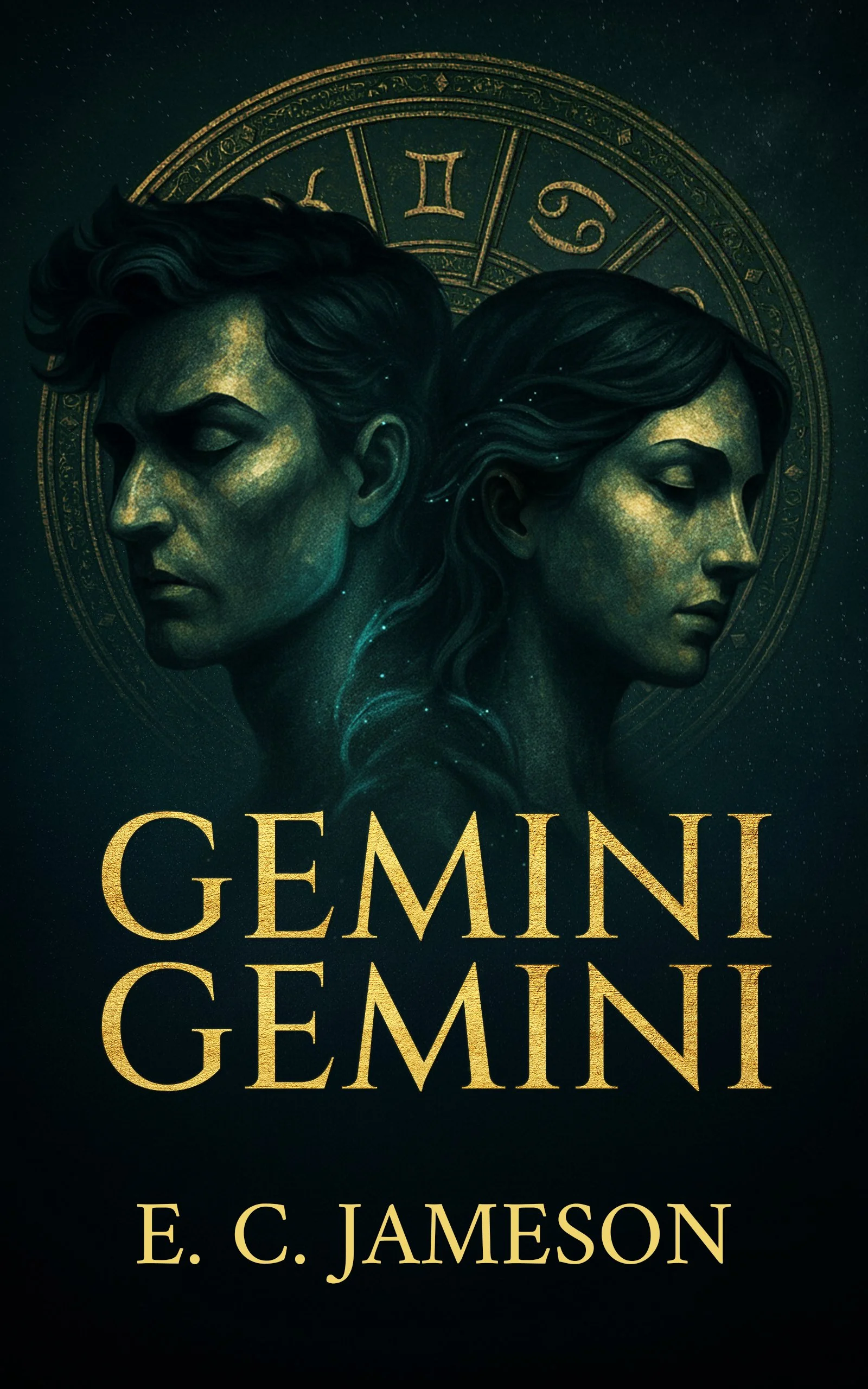 Dark astrology-based urban fantasy romance cover