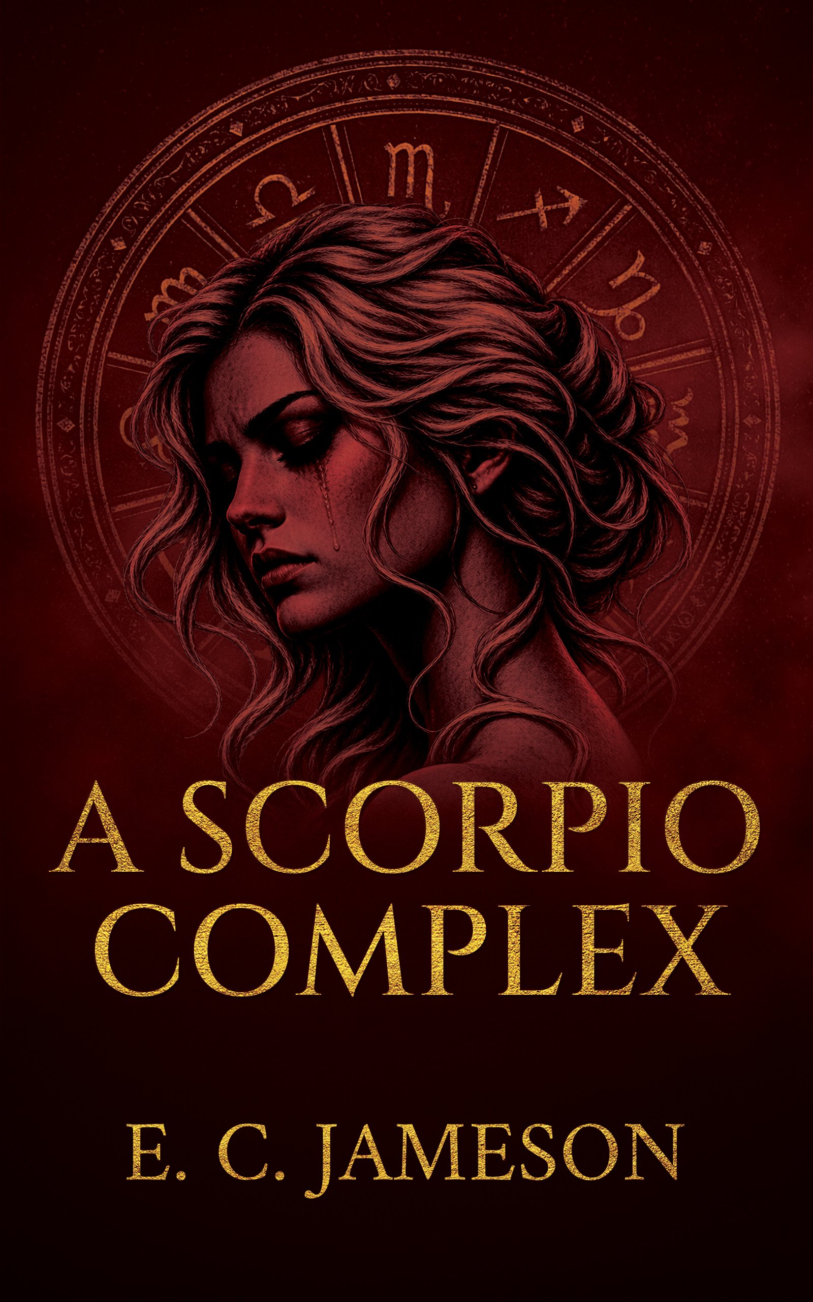 Dark Urban Fantasy Romance Zodiac Book Cover Art