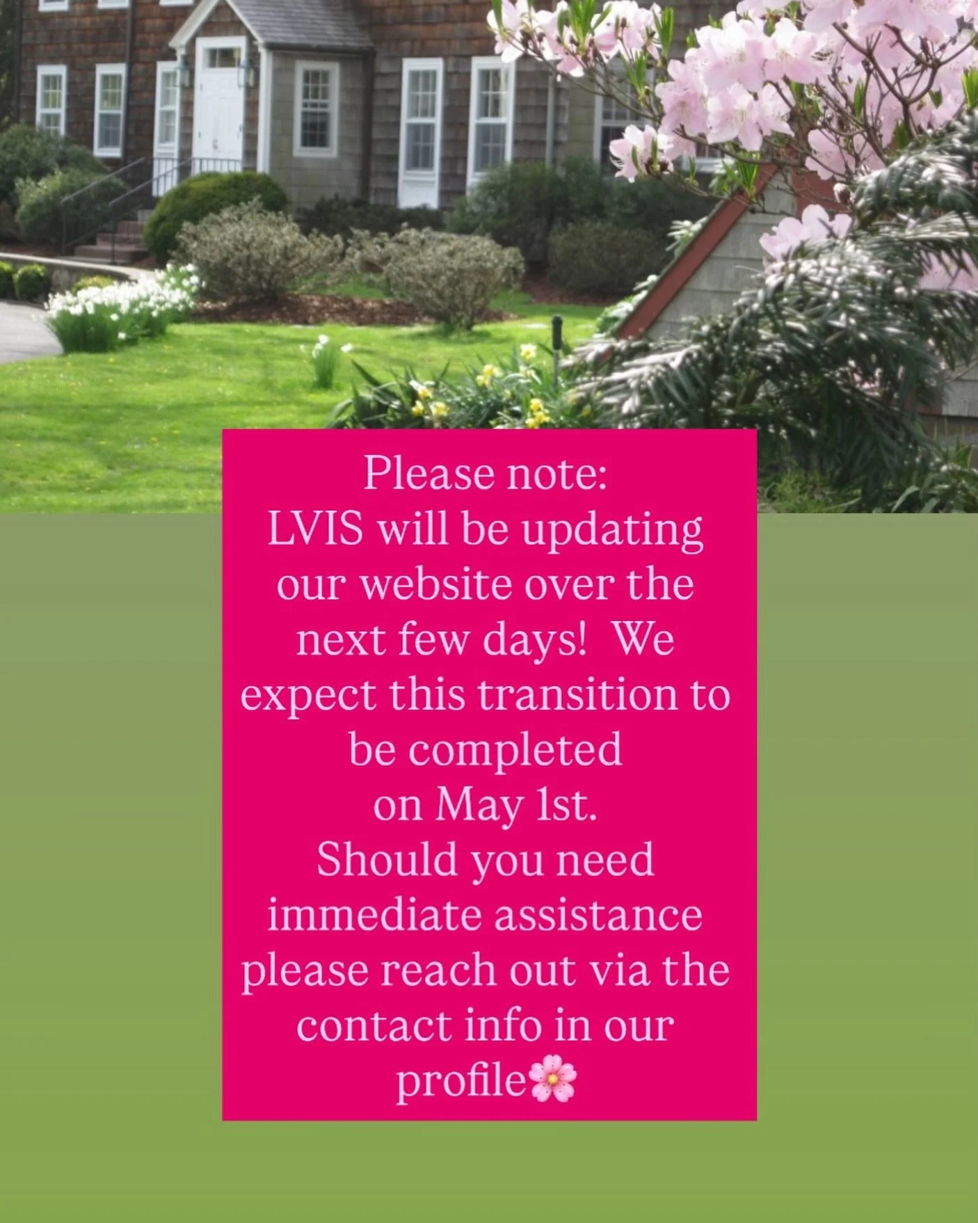 💡LVIS💡 Please note that we are updating our website over the next few days and expect it to be completed on Monday. Should you need assistance before then, please reach out via the contact info in our profile. Thanks for your patience during this t