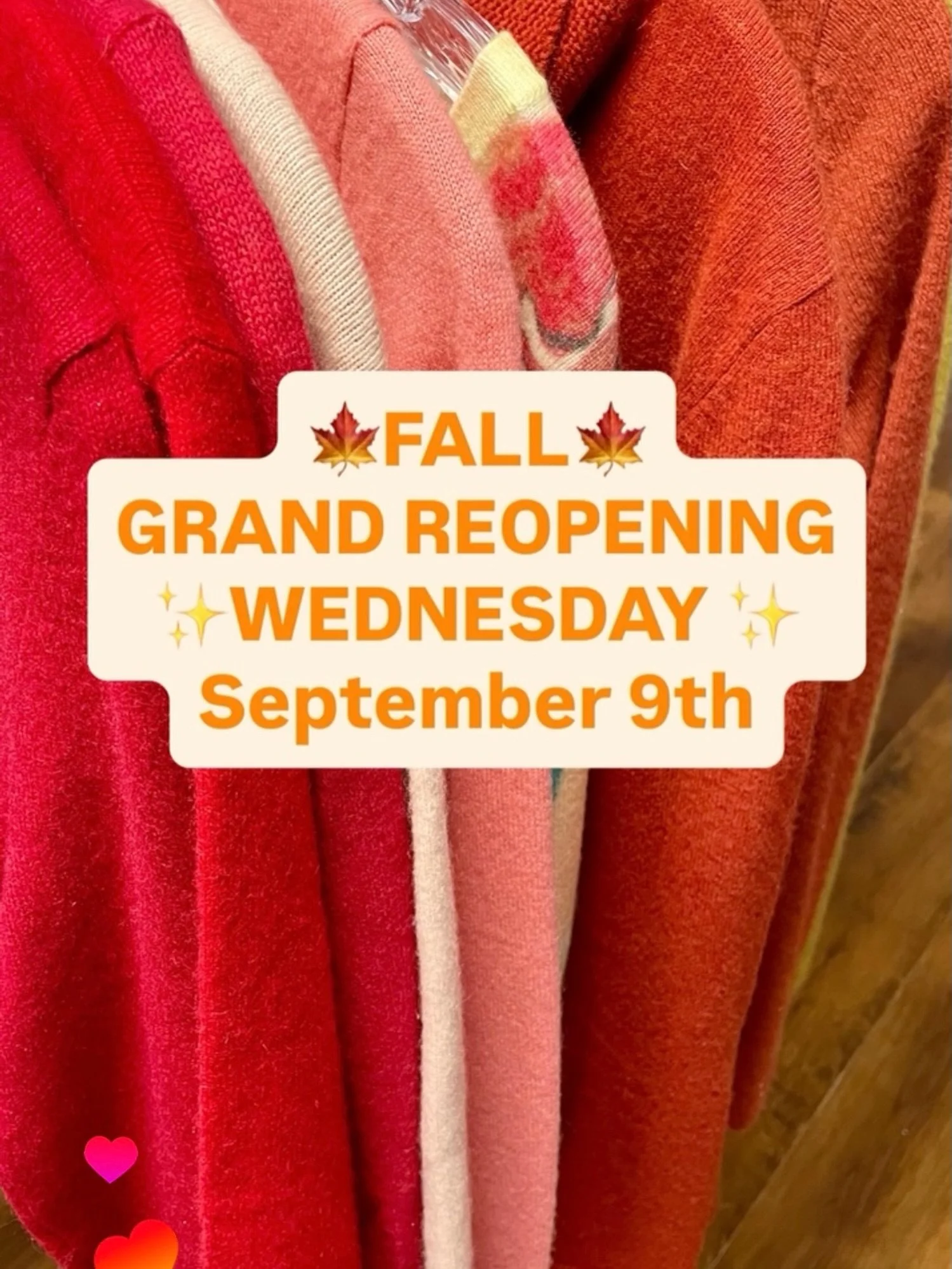 🍁LVIS🍁Fall Grand Reopening is here! Stop by the shops and see all the amazing treasures just waiting for you! @lvisthriftshops Hours 10-5, Tuesday through Saturday 💃🕺🌻Barn and Housewares Annex Open 10-4