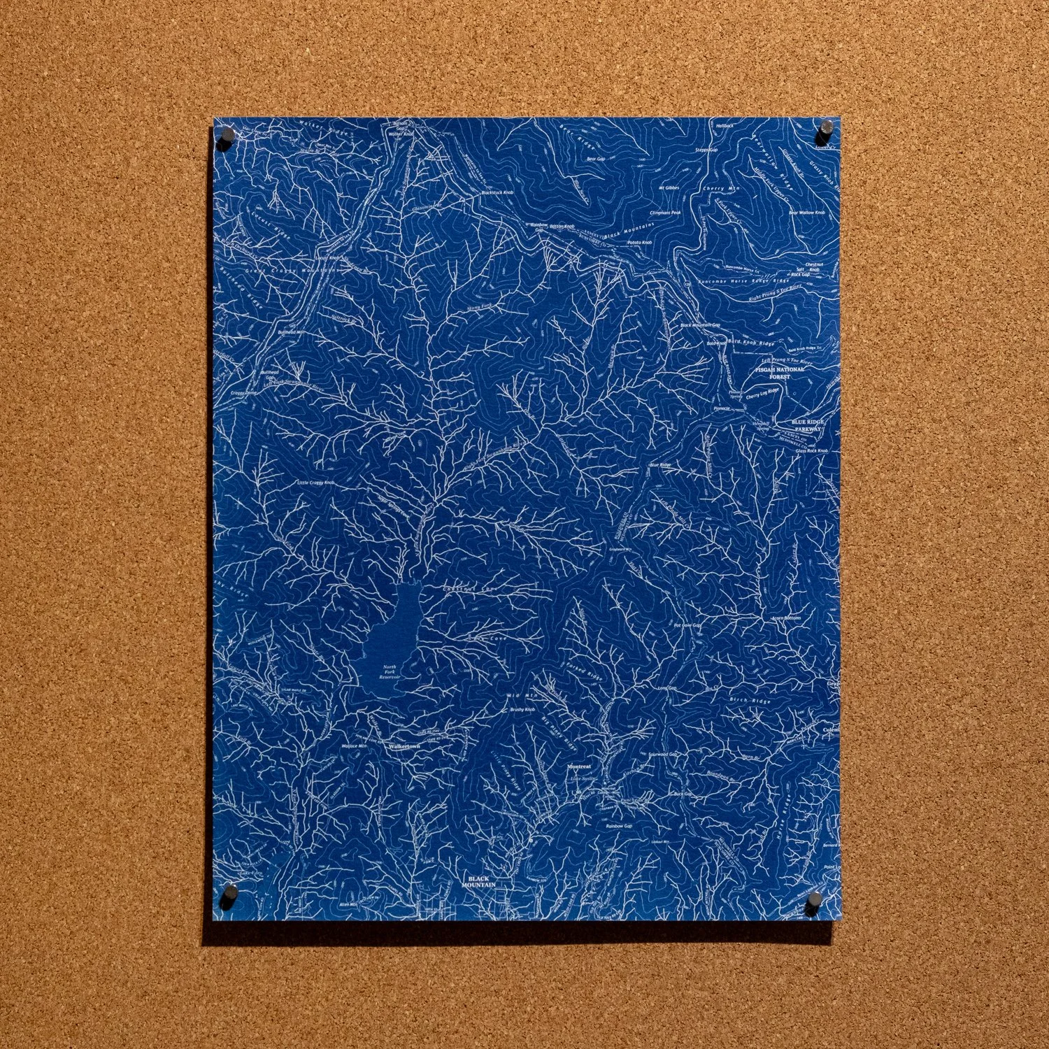 Black Mountain Hydrological Map