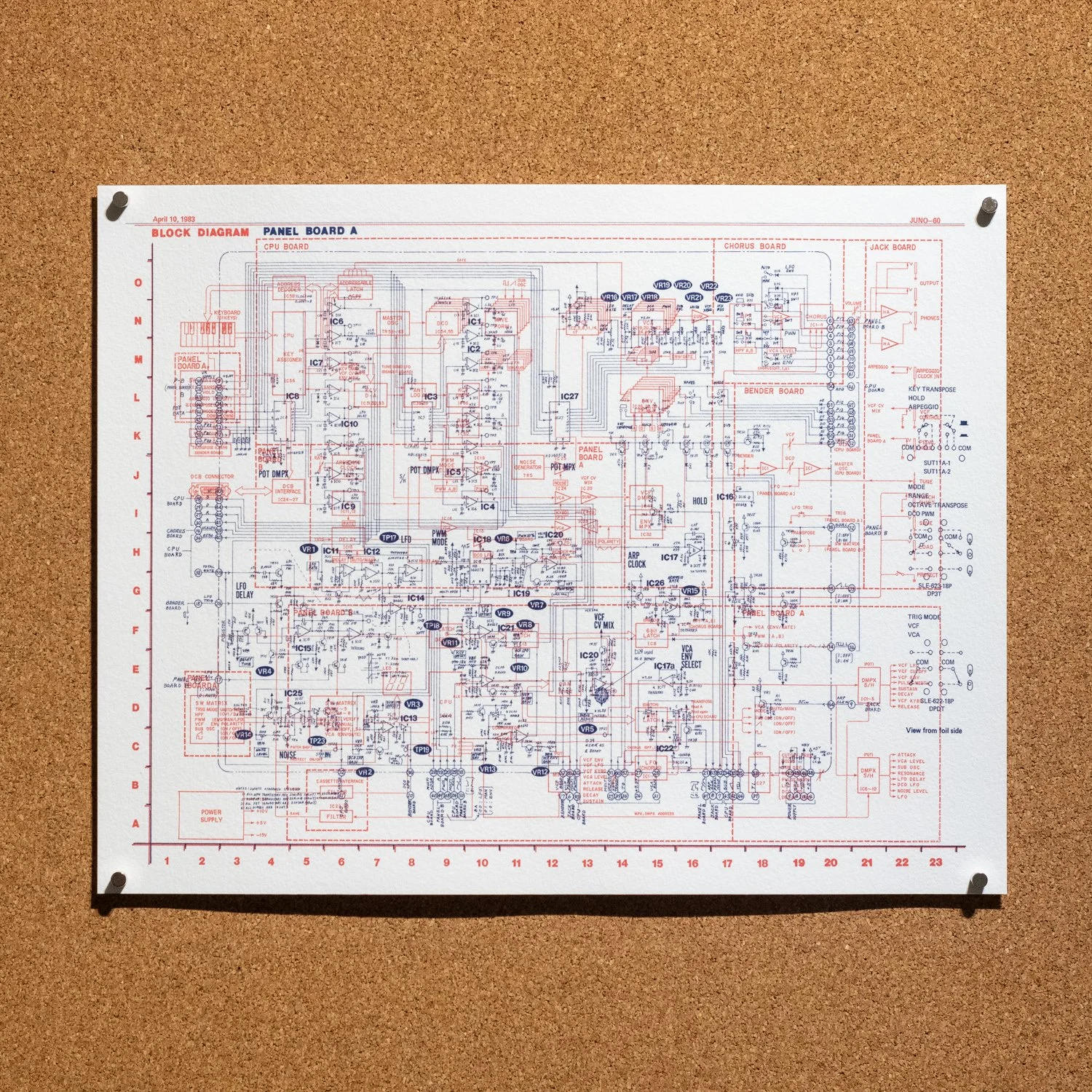 Roland Juno 60 "Stereo" Schematic