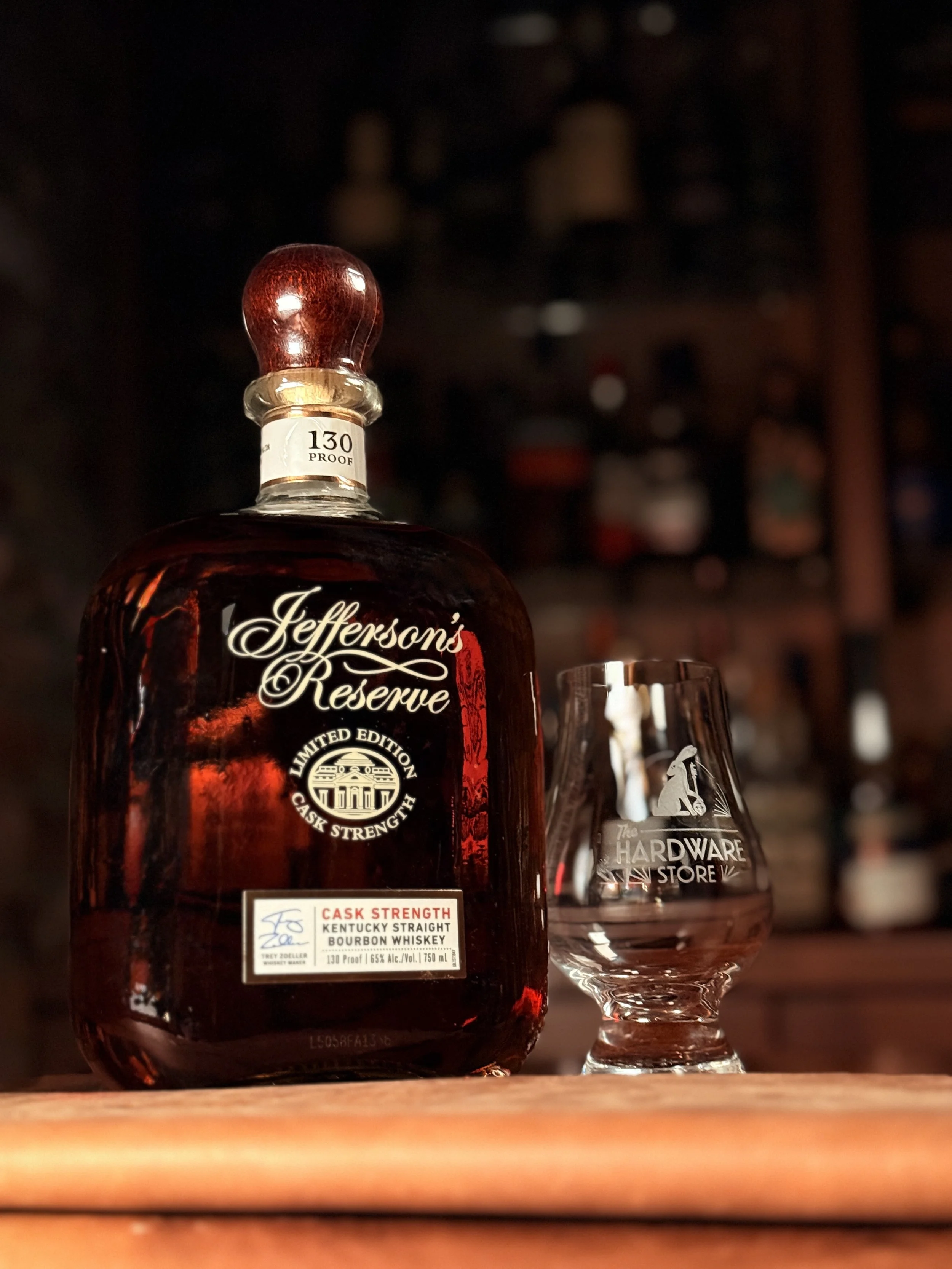Jefferson’s Reserve Cask Strength Bourbon