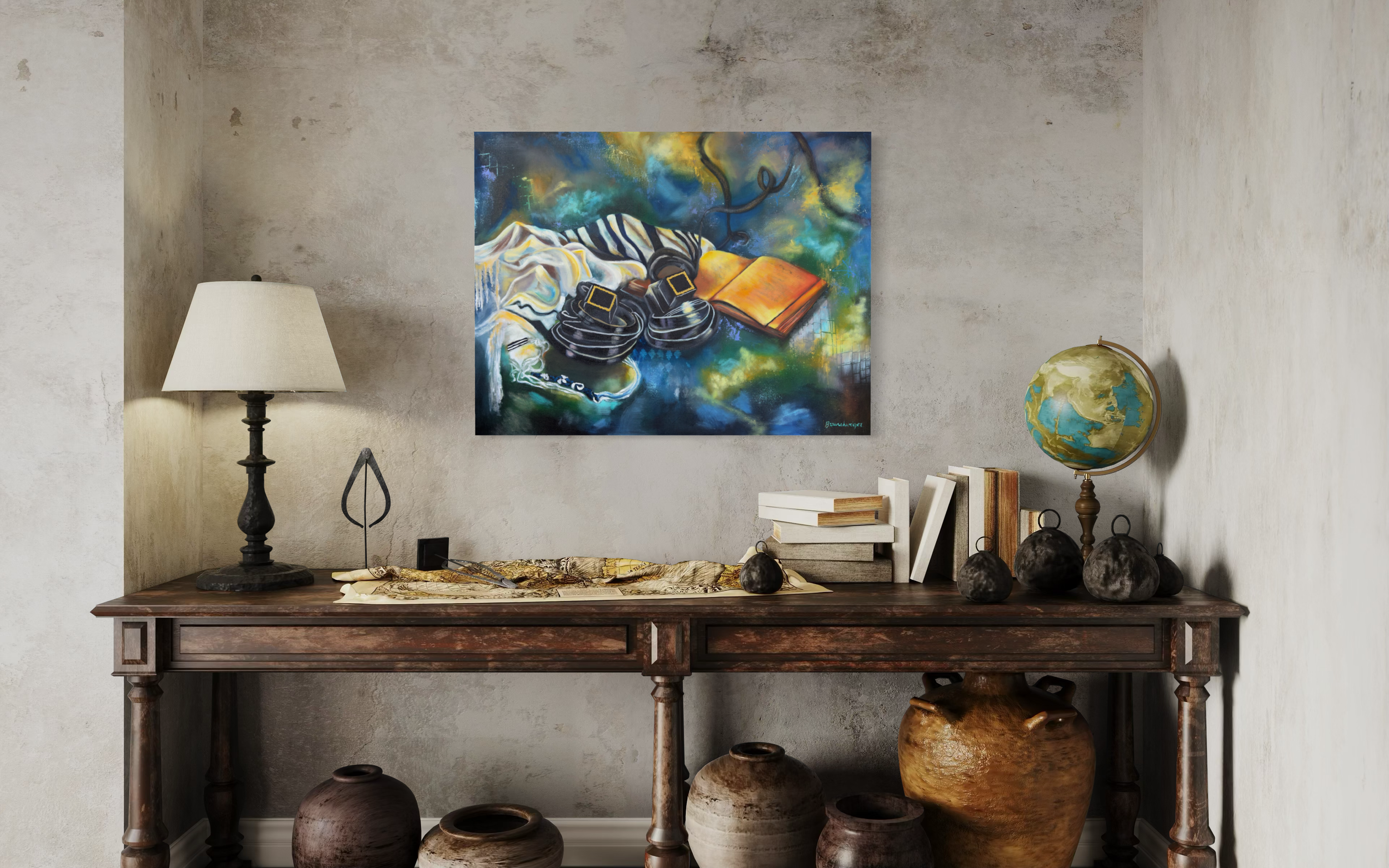 Wrapped in Prayer 30x40 Original Painting