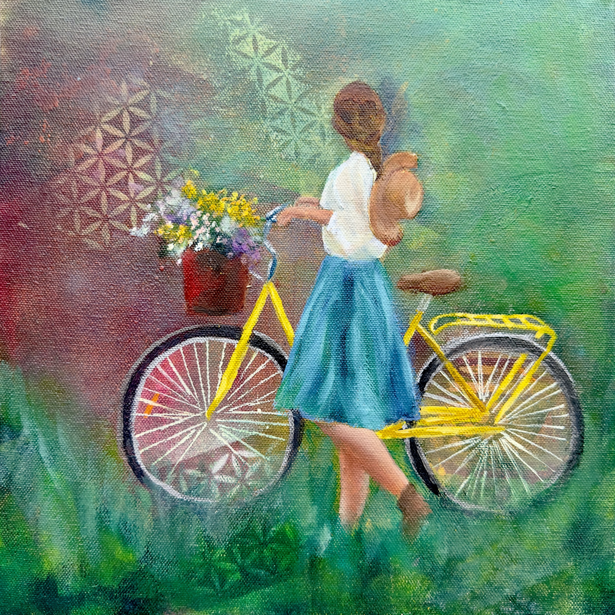 Riding Free 12x12 Original Painting