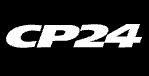 Black background with white text reading 'CP24'
